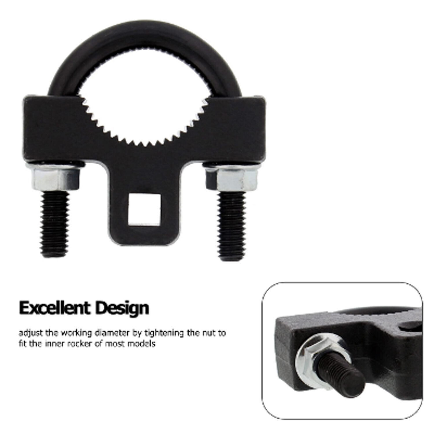 Inner Tie Rod Tool Removal Remover 3/8" Low-Profile Turner Installer Car .