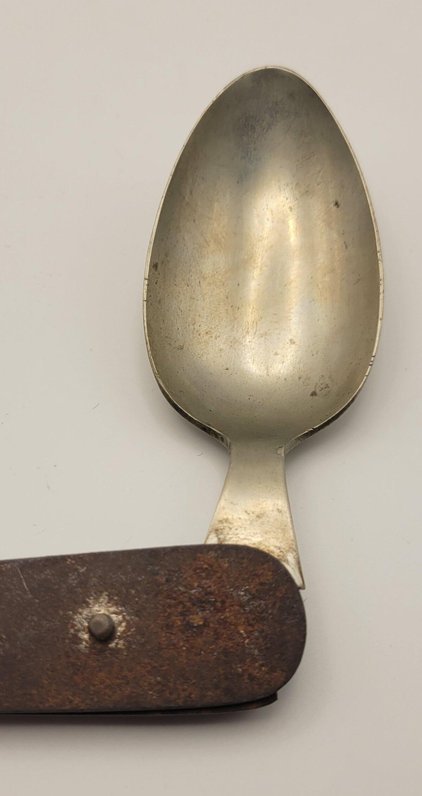 Antique Ulster Knife Co. Camp Folding Fork Spoon Indian Span Am War