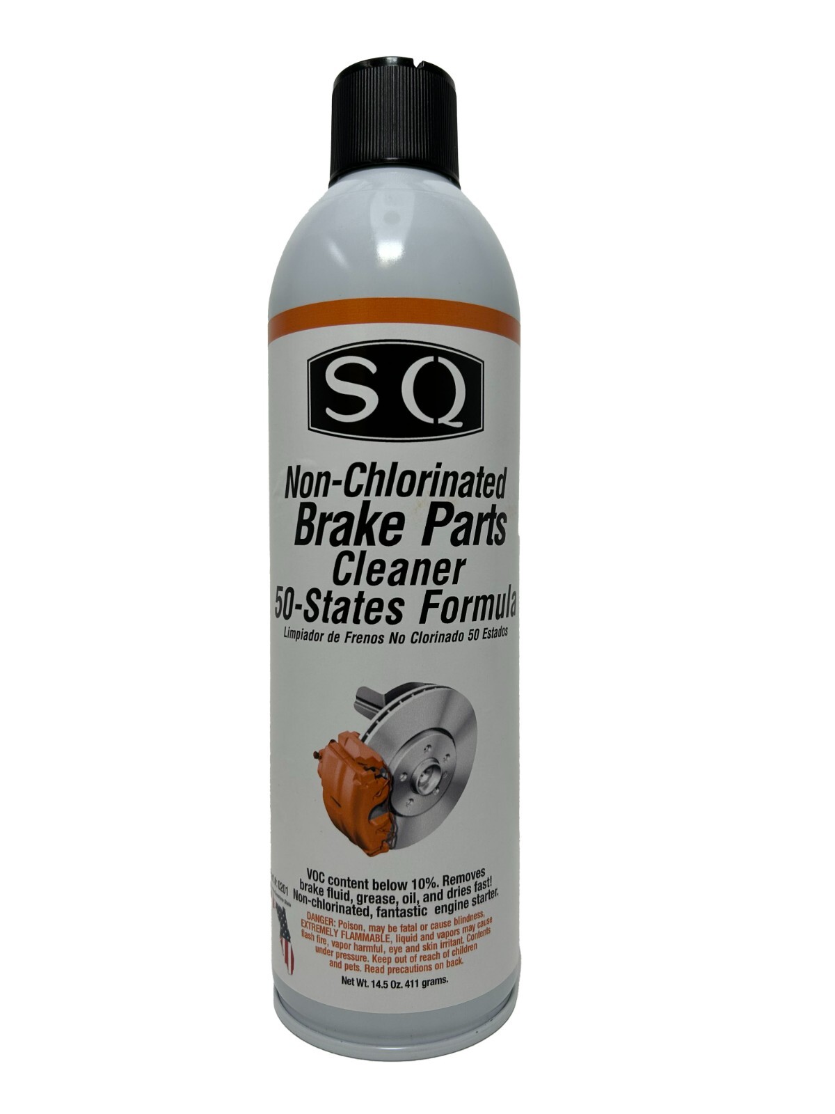SQ Non Chlorinated Brake Parts Cleaner 50 State Compliant, 12 pack 14.5 Oz/can