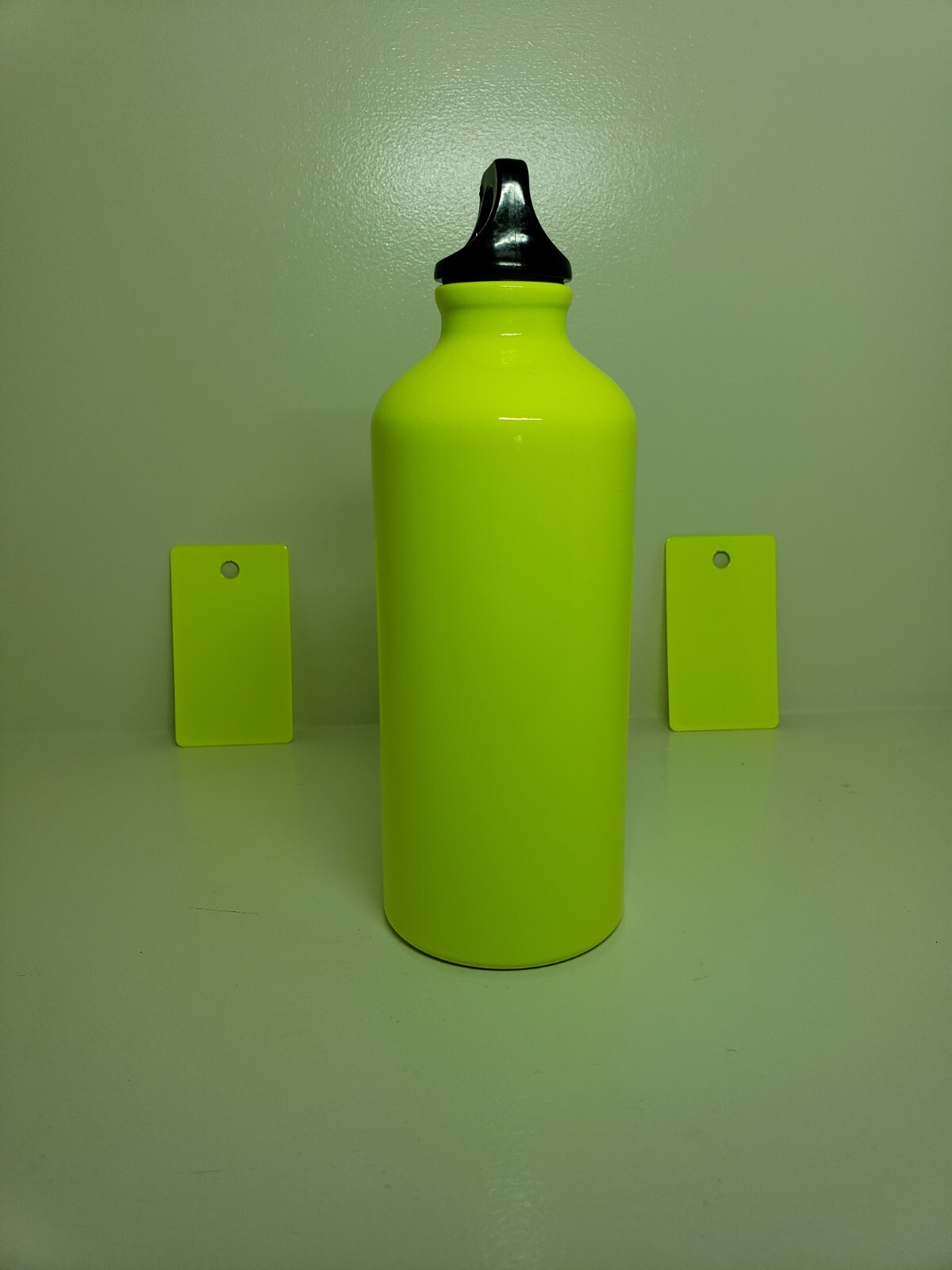 Neon Yellow Fluorescent Powder Coating Paint 1LB High Gloss USA Made