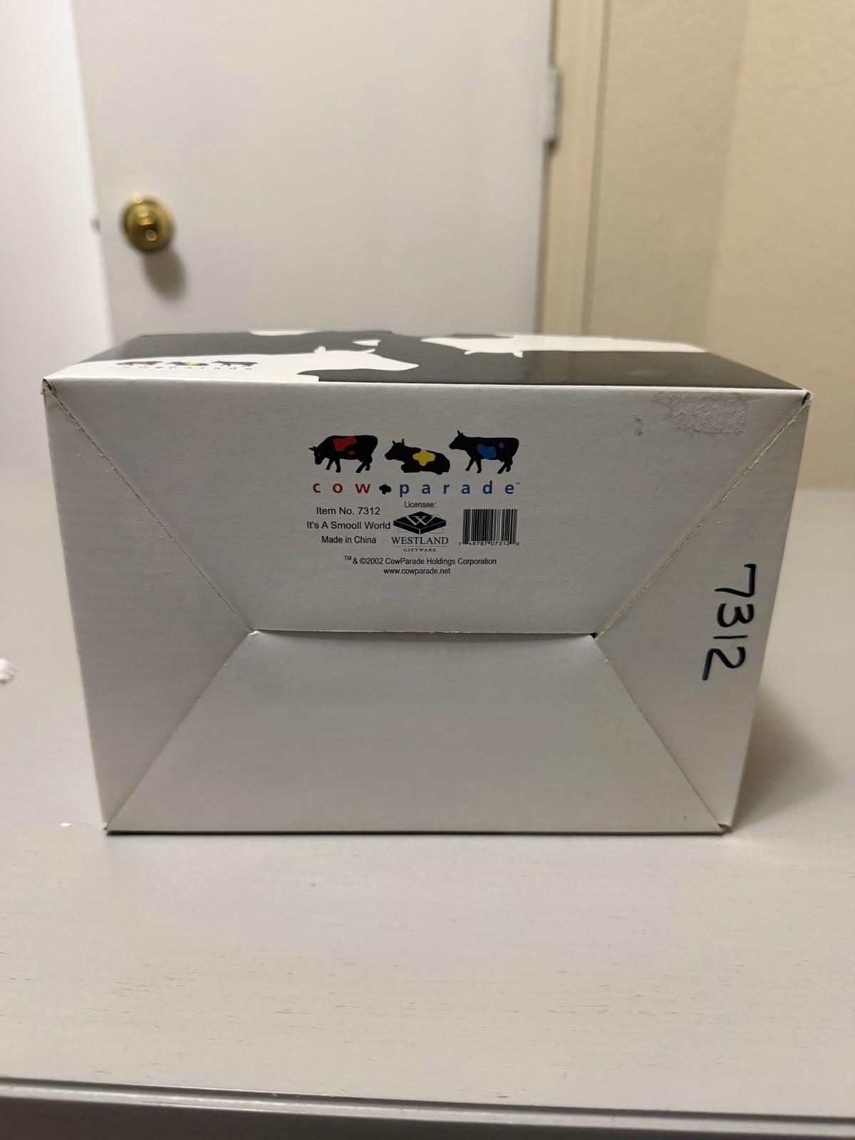 Cow Parade "It's A Smooll World" Westland Giftware NEW IN BOX Never Displayed!!