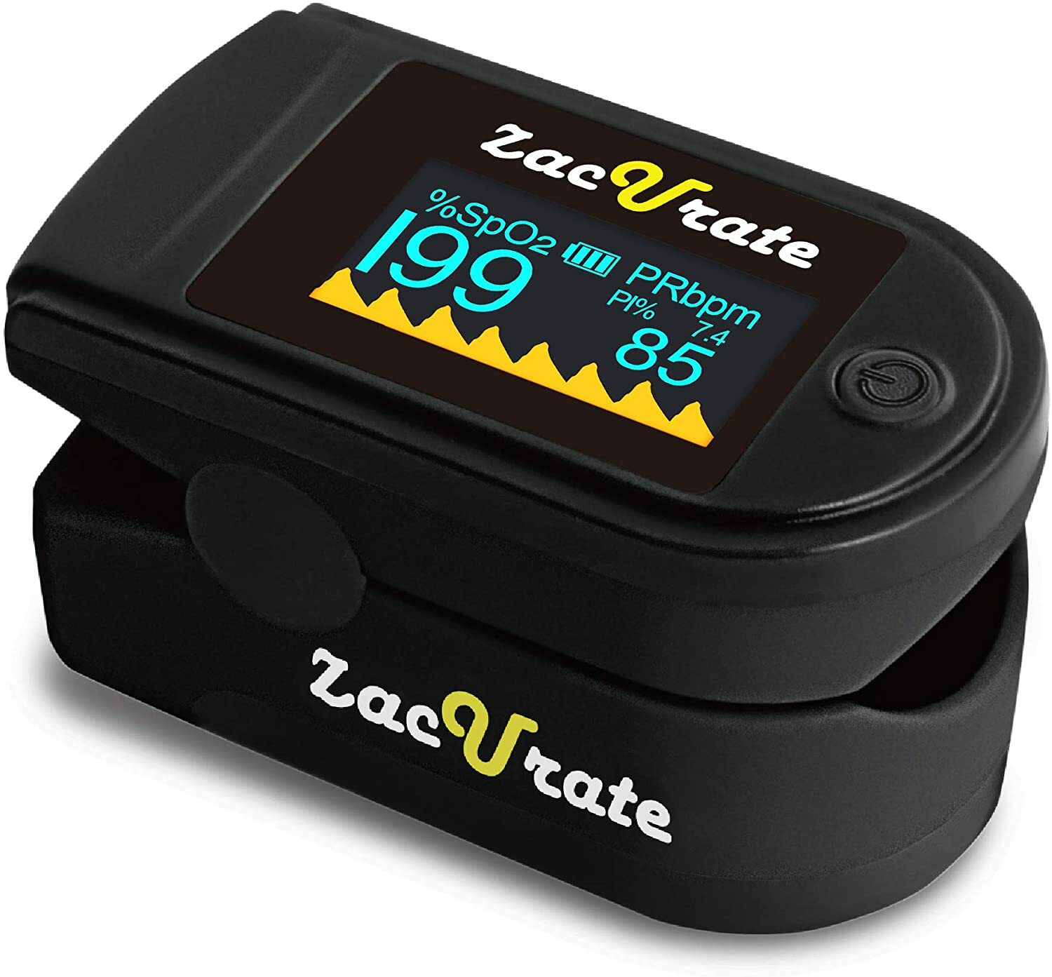 Zacurate 500C Fingertip Pulse Oximeter SpO2 Blood Oxygen Level Monitor O2 Meter