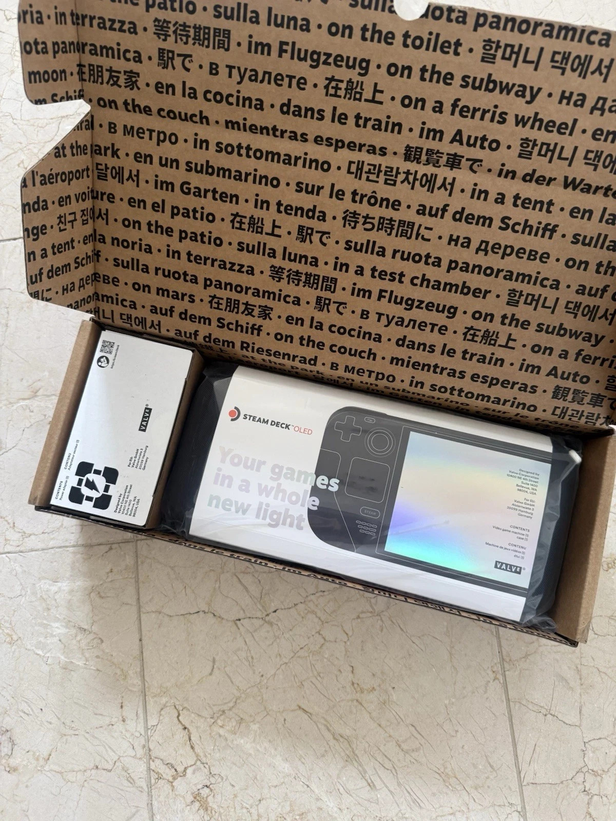 Valve Steam Deck OLED 512GB Black Handheld Console