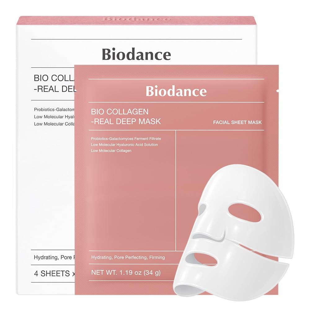 BIODANCE Bio-Collagen Real Deep Mask Hydrating Hydrogel, Pore Minimizing, Firmin