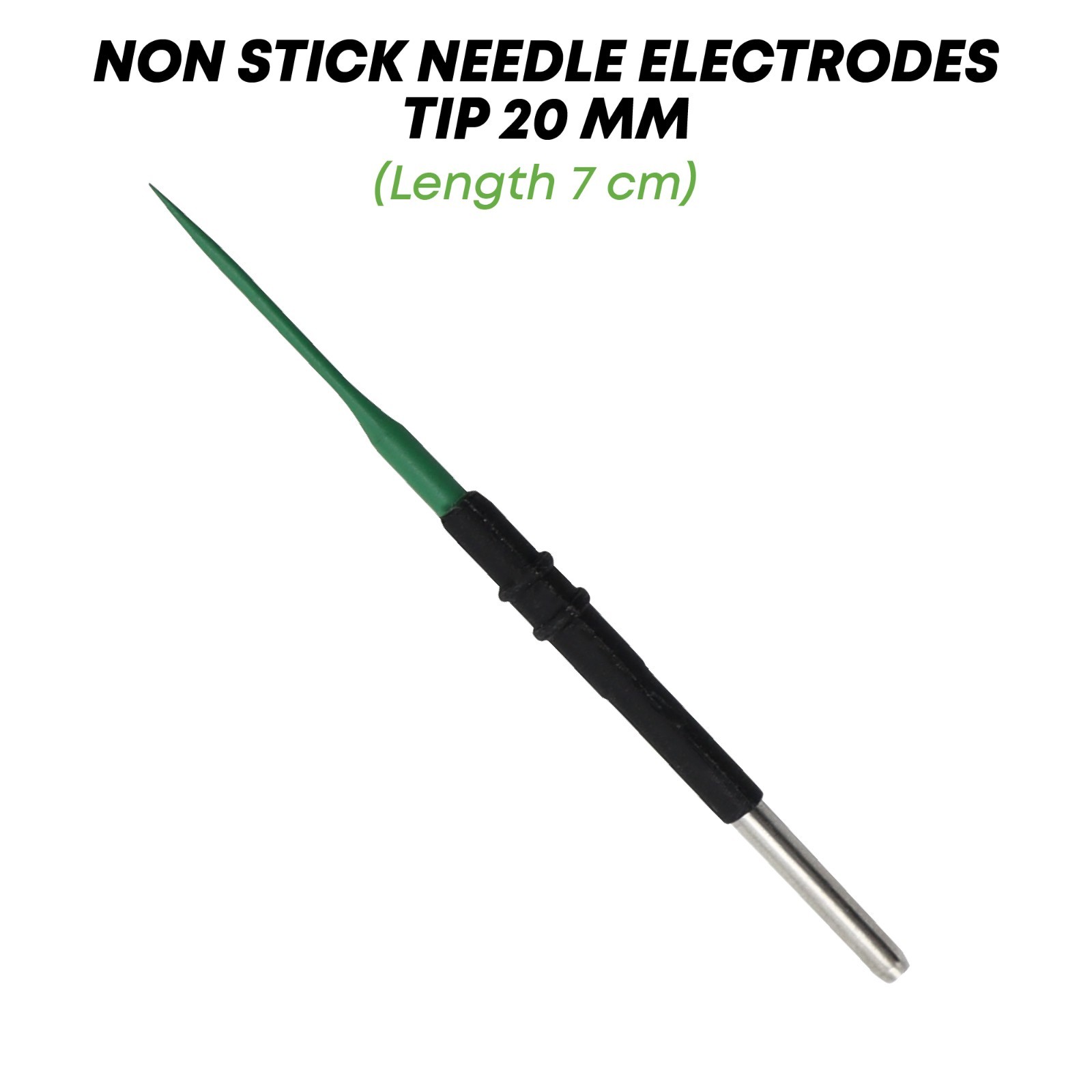 Non Stick Needle Electrode 7 cm Tip 20mm Autoclavable Electrosurgical Electrodes