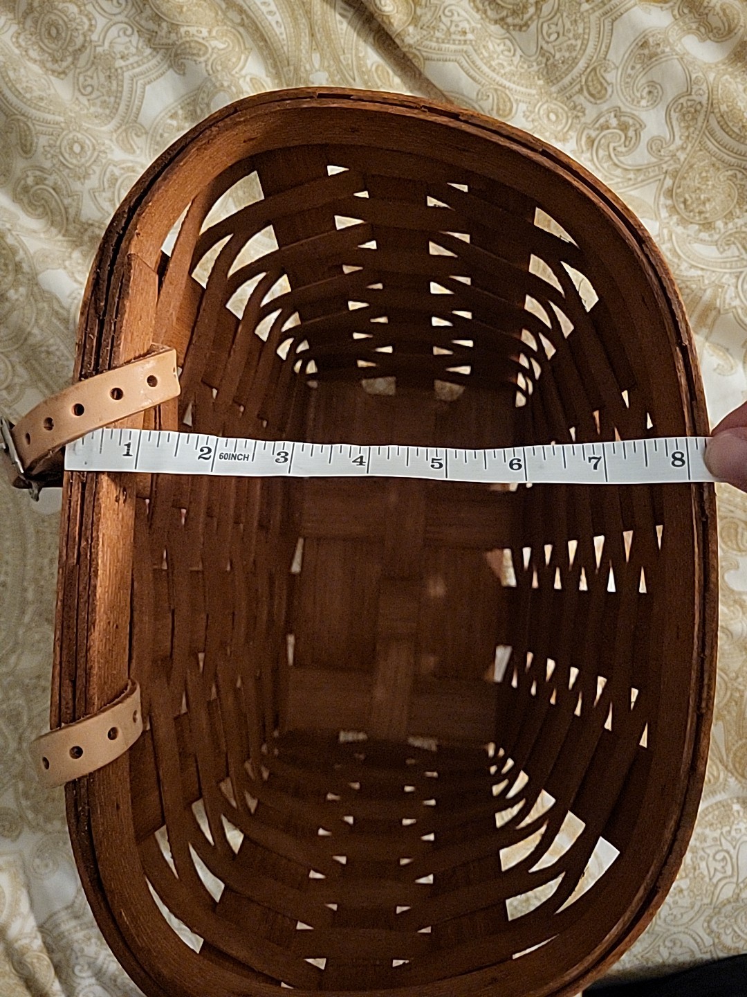 Detroit Bikes Large Front Handlebar Bicycle Walker Basket Honey Peterboro - Ash