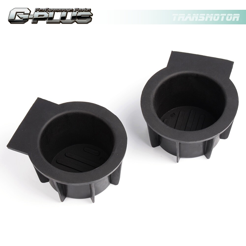 Set Center Console Cup Holder Rubber Inserts Fit For 04-14 Ford F150 F-150