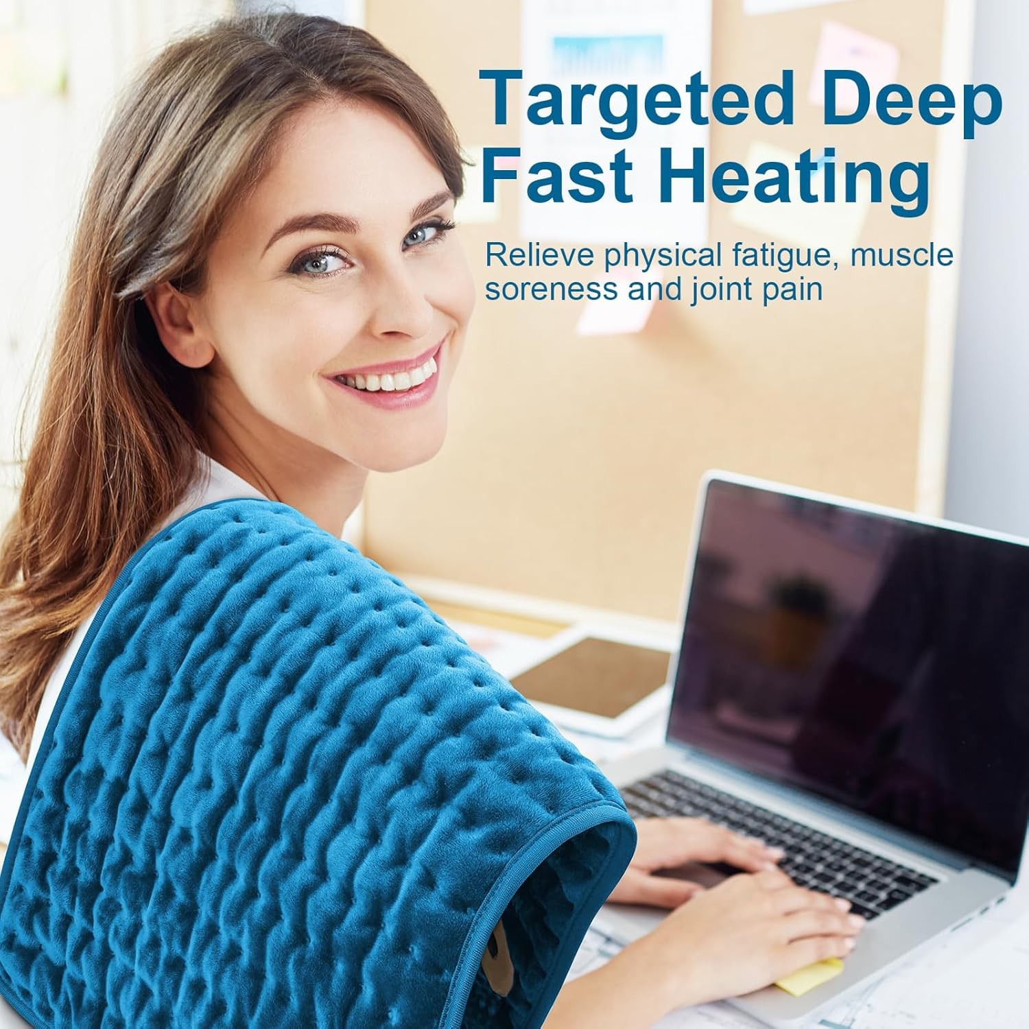 Heating Pad for Back Pain Relief, Electric Heating Pads for whole body 12"x24"