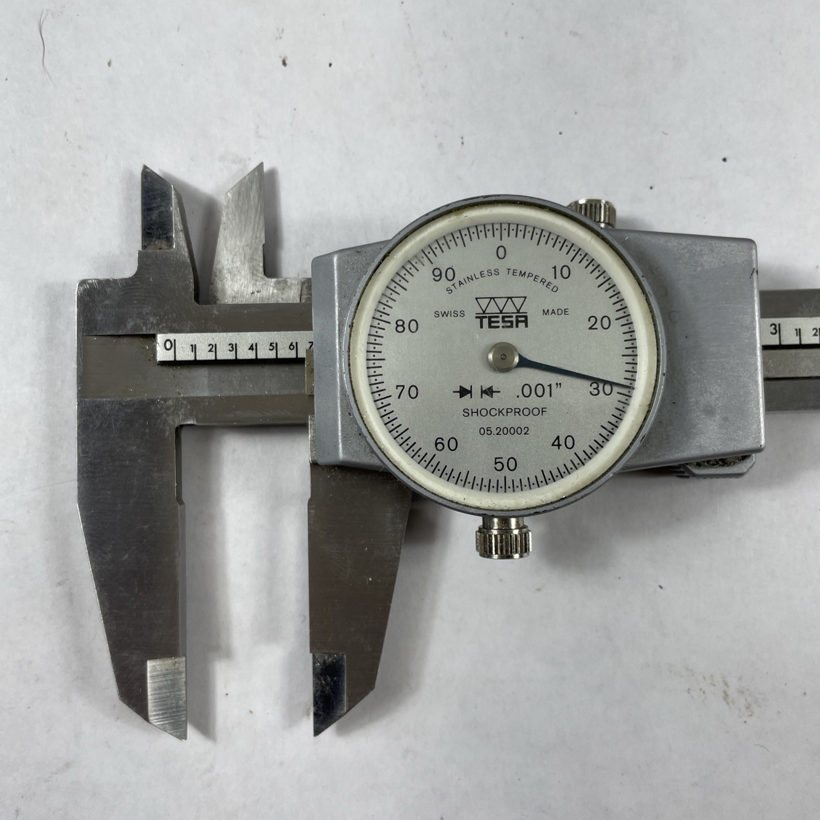 Vintage TESA Swiss-Made Inoxydable Trempe Caliper