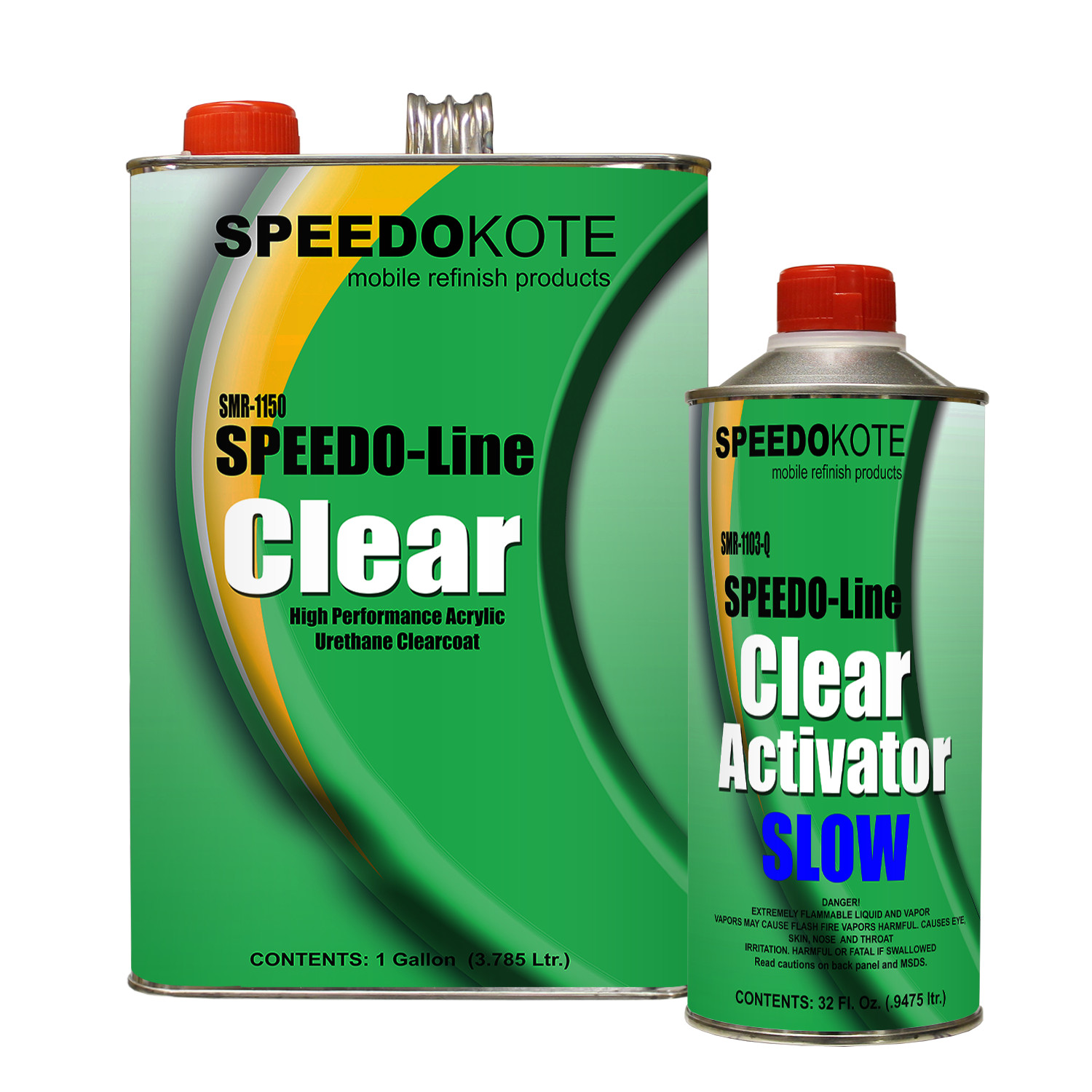 Clear Coat 2K Acrylic Urethane, SMR-1150/1103-Q 4:1 Gallon Clearcoat Slow Kit