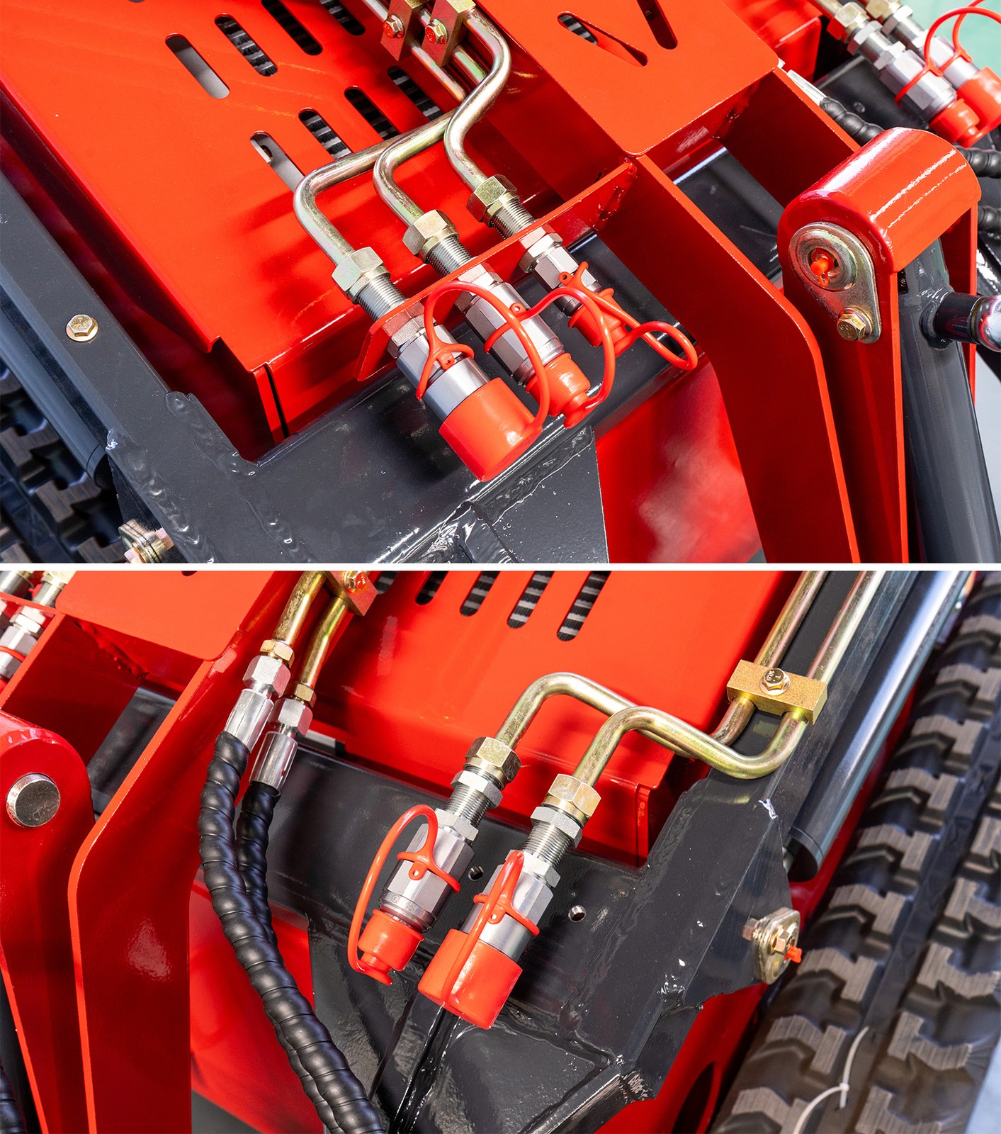 480 2645Lbs Tracked EPA 23HP 13GPM Mini Skid Steer 3-Pumps FREE SHIP Unloading