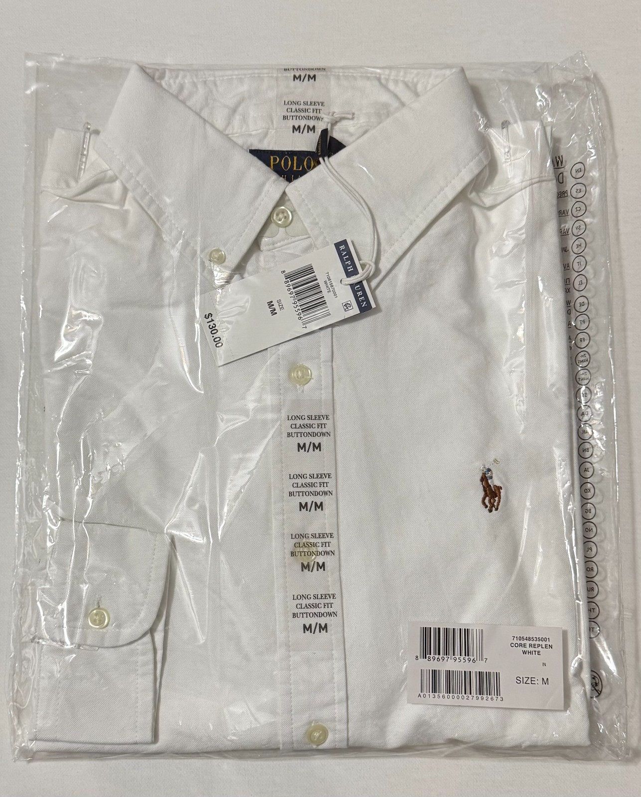 Polo Ralph Lauren Iconic Oxford Shirt Classic Fit White