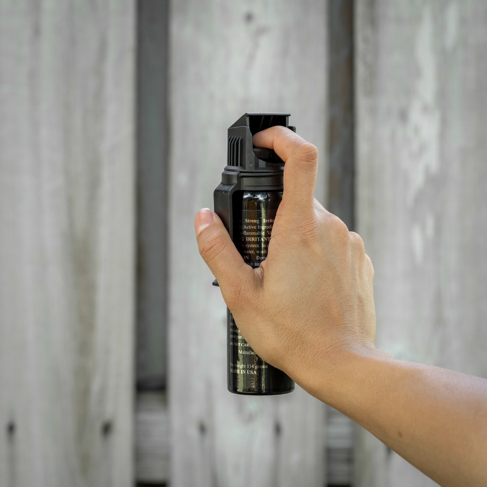 3 POLICE MAGNUM Pepper Spray Self Defense Security 4oz Flip Top Belt Clip Fogger