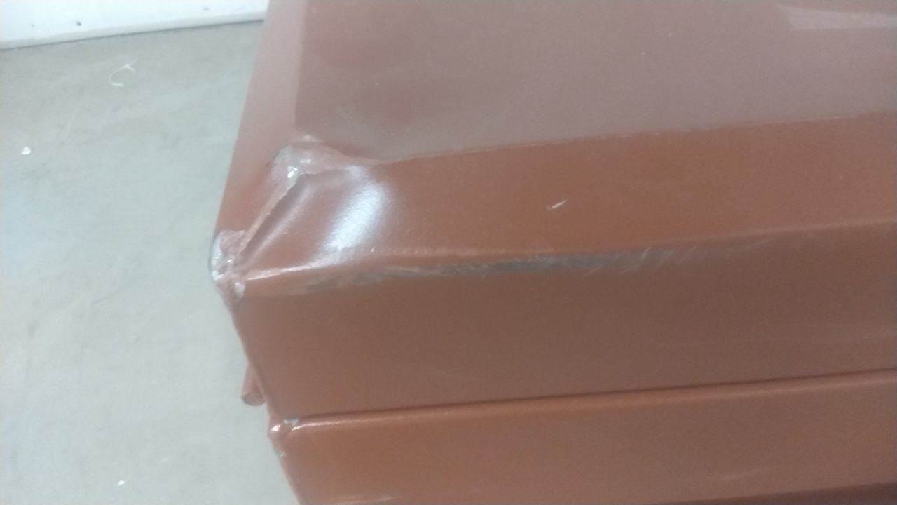 Crescent Jobox 2-653990 10.5 Cu Ft Storage Capacity Brown Steel Jobsite Box