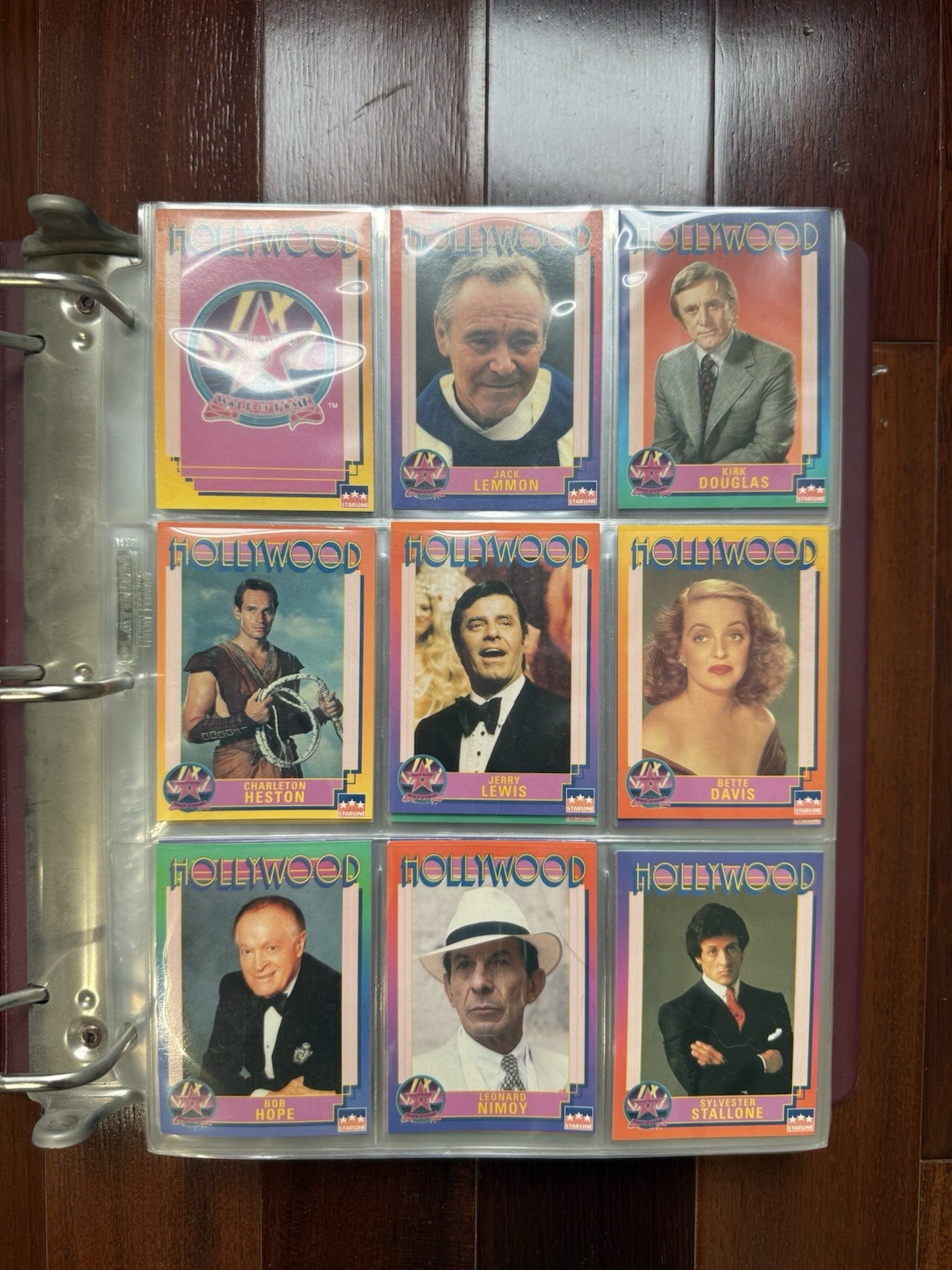 1991 Hollywood Starline 200+ Cards & Binder