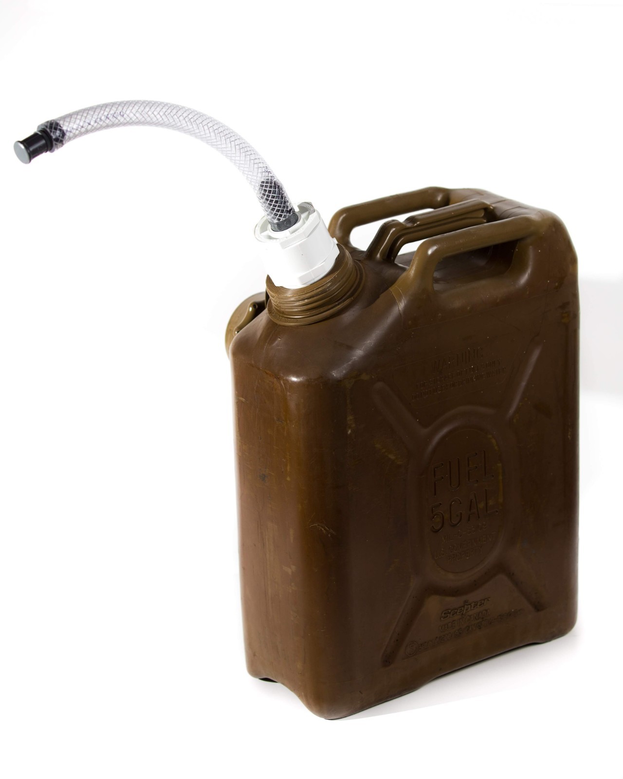 High Flow Military Fuel Can Spout - Multi-Fuel, 4 sizes Avail, Includes Filter