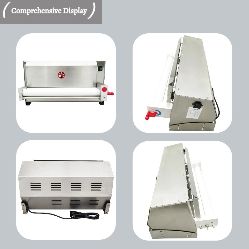 110V Electric Pizza Dough Roller Sheeter Pastry Press Making Machine 3.9"-15.7"