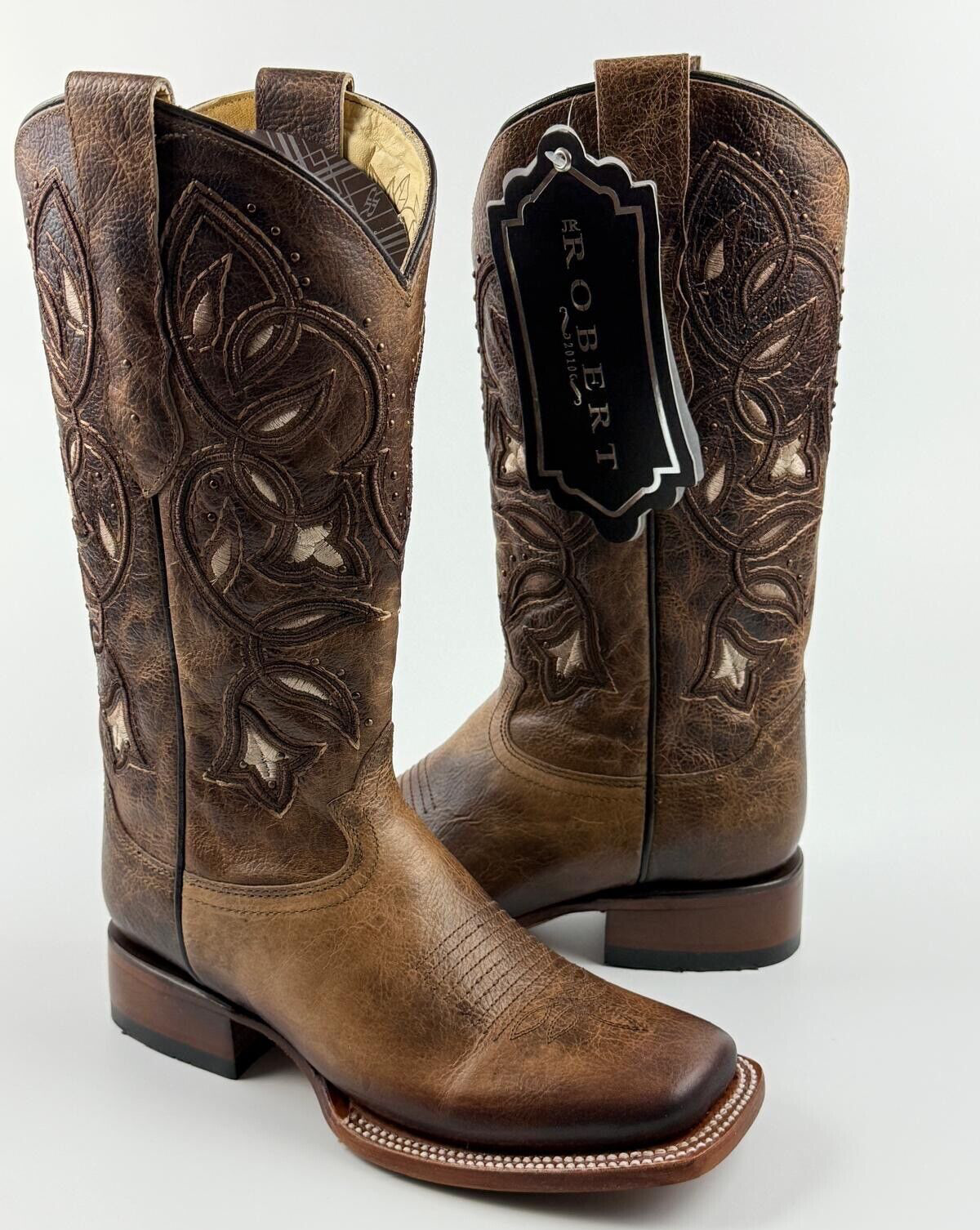 WESTERN COWGIRL BOOTS SMOOTH LEATHER SHINNY BOTAS VAQUERAS ANTONIA ARENA