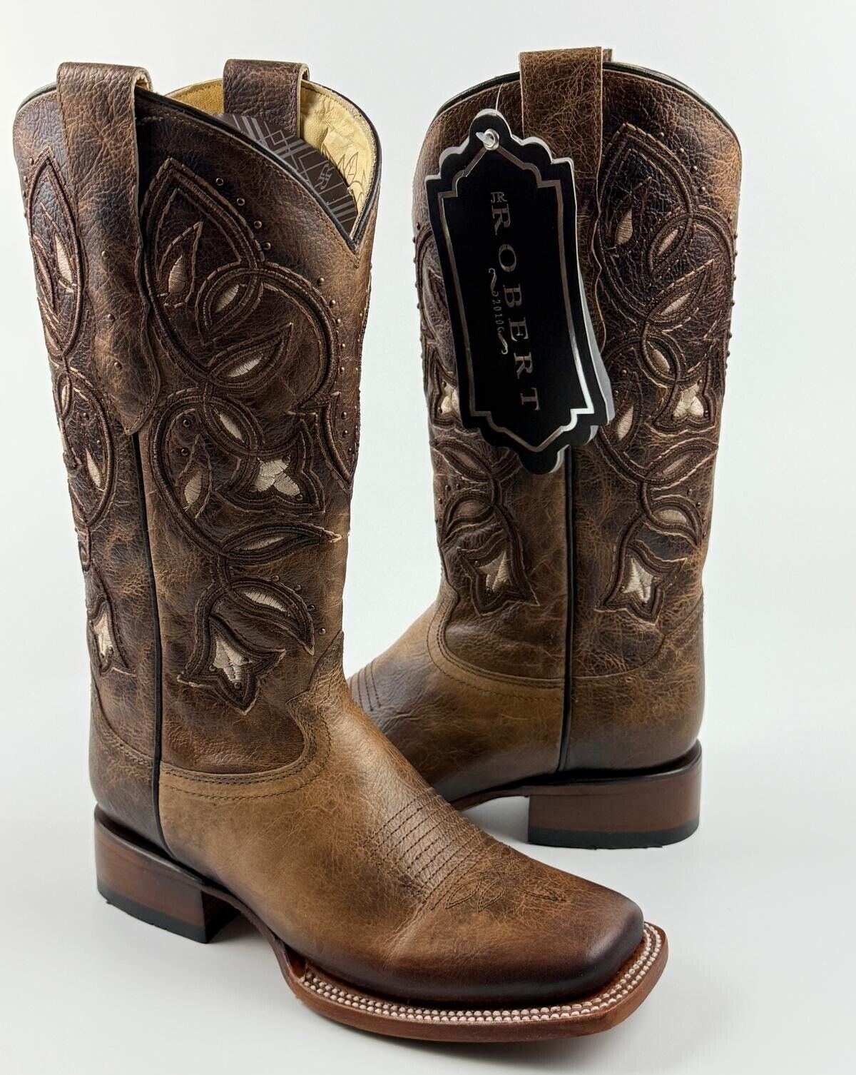 WESTERN COWGIRL BOOTS SMOOTH LEATHER SHINNY BOTAS VAQUERAS ANTONIA ARENA
