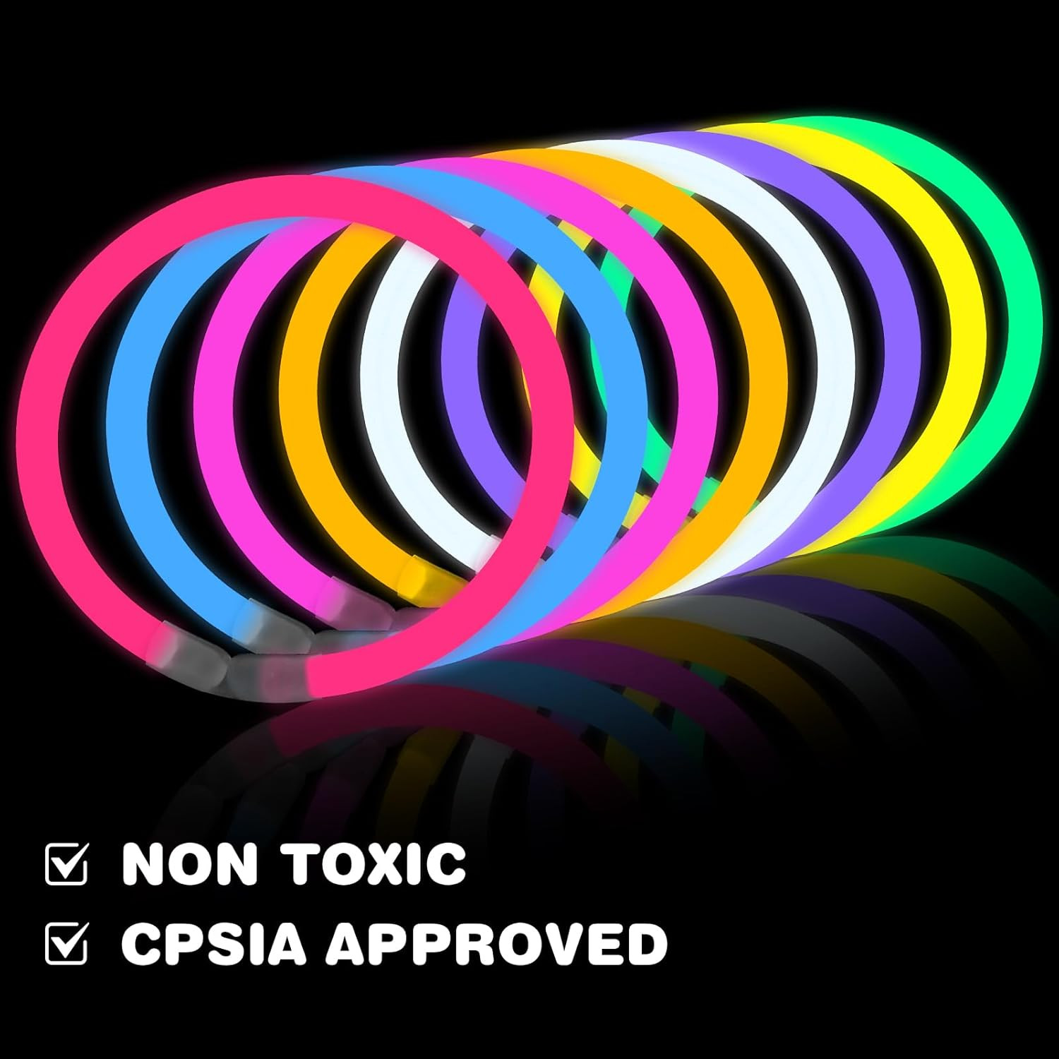 86 PCS Ultra Bright Glow Sticks, Inch Glow Sticks Bulk Party Pack, Light up Sti