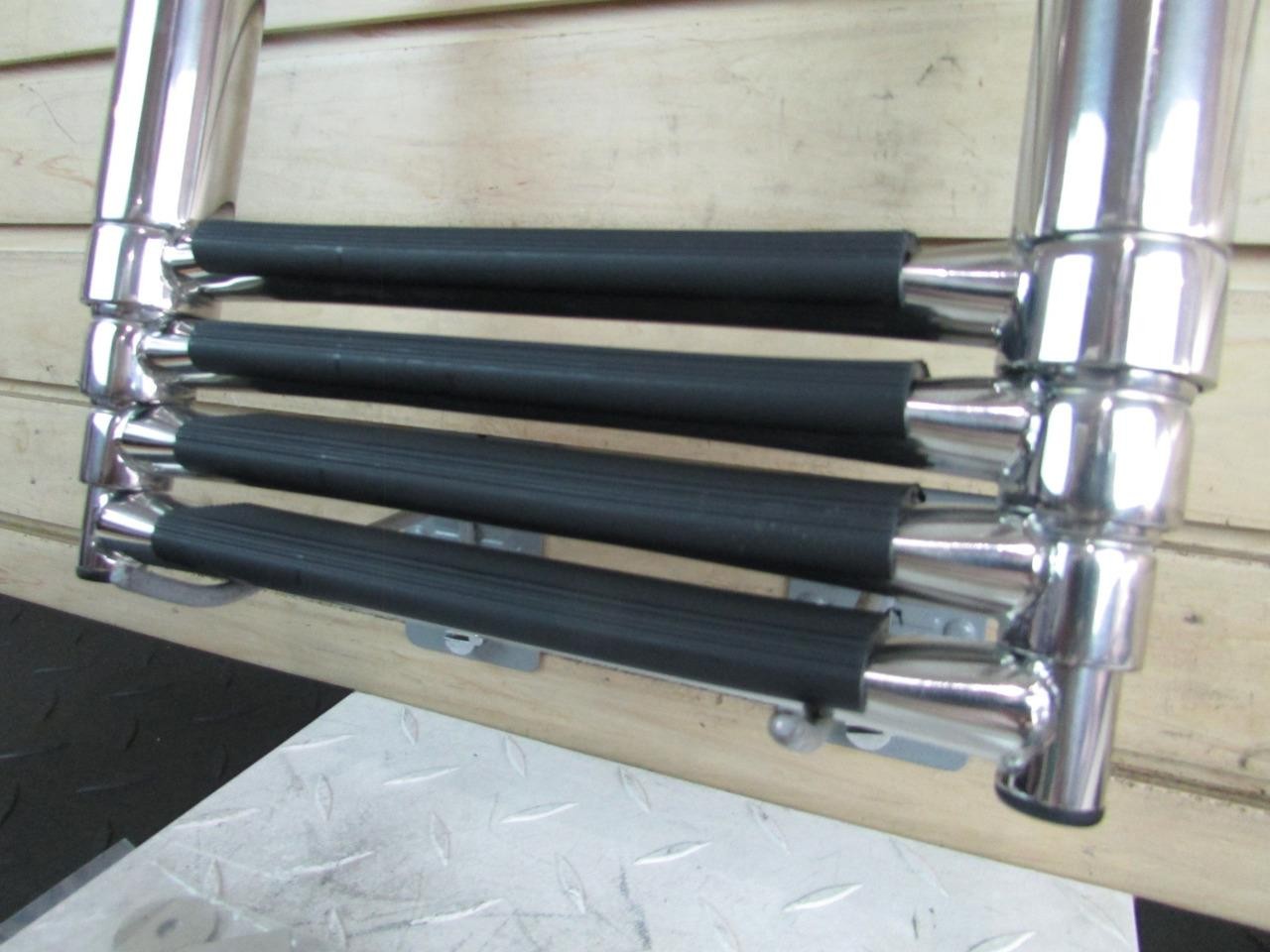 Windline 4 Step Telescopic 45" Marine Boat Ladder TPL-4XPE *New* w/ Hardware