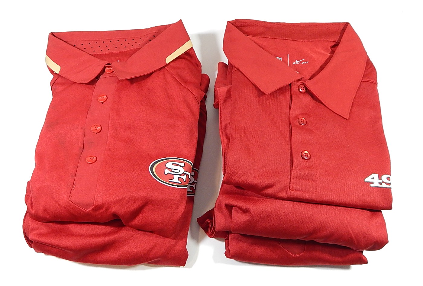 Lot of (19) San Francisco 49'ers Team Issued Golf Shirts Pants Jacket Nike L-3XL