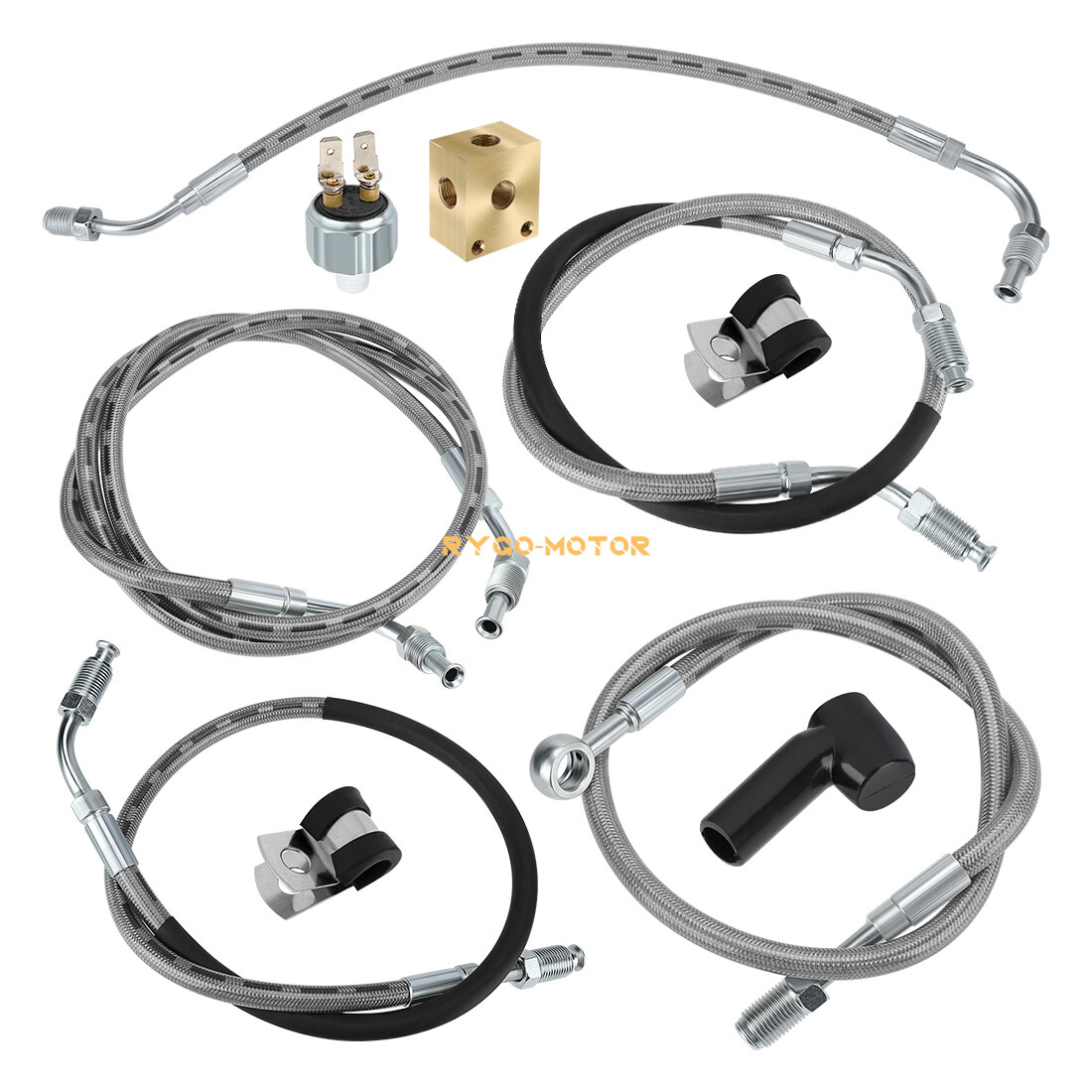 All Brake Lines Kit for Polaris Sportsman 500 335 1998 1999 2000 2001 1930753