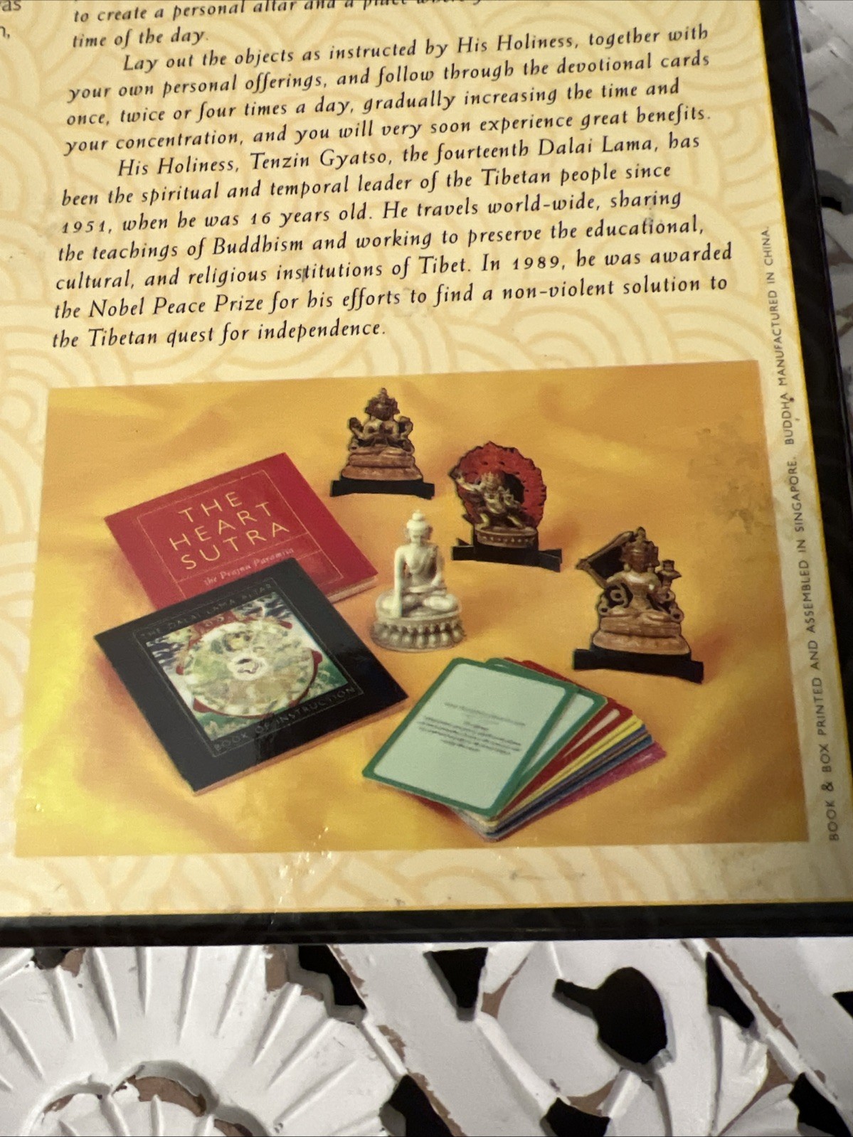 The Dalai Lama Altar Kit Friedman Fairfax Publishers Buddhist Tibet NEW Boxed