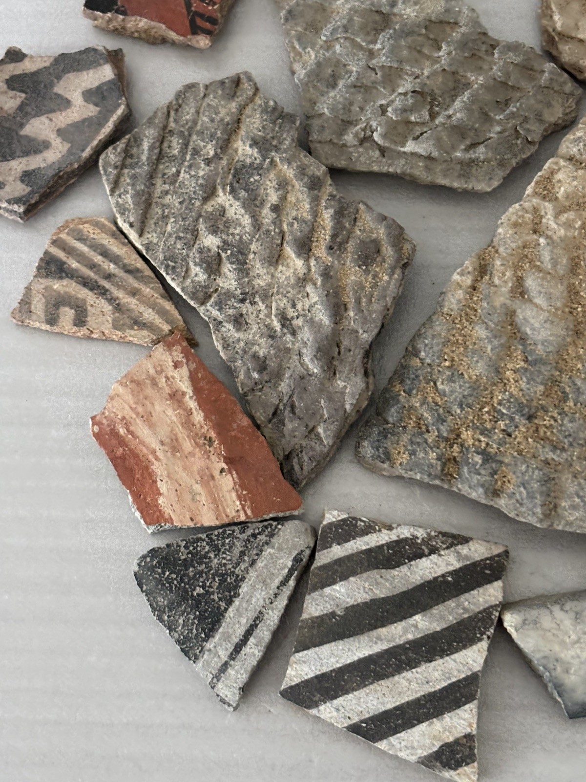 Ancient Anasazi Native American Pottery Shards 1” - 4” Arizona L6-E FREE SHIP