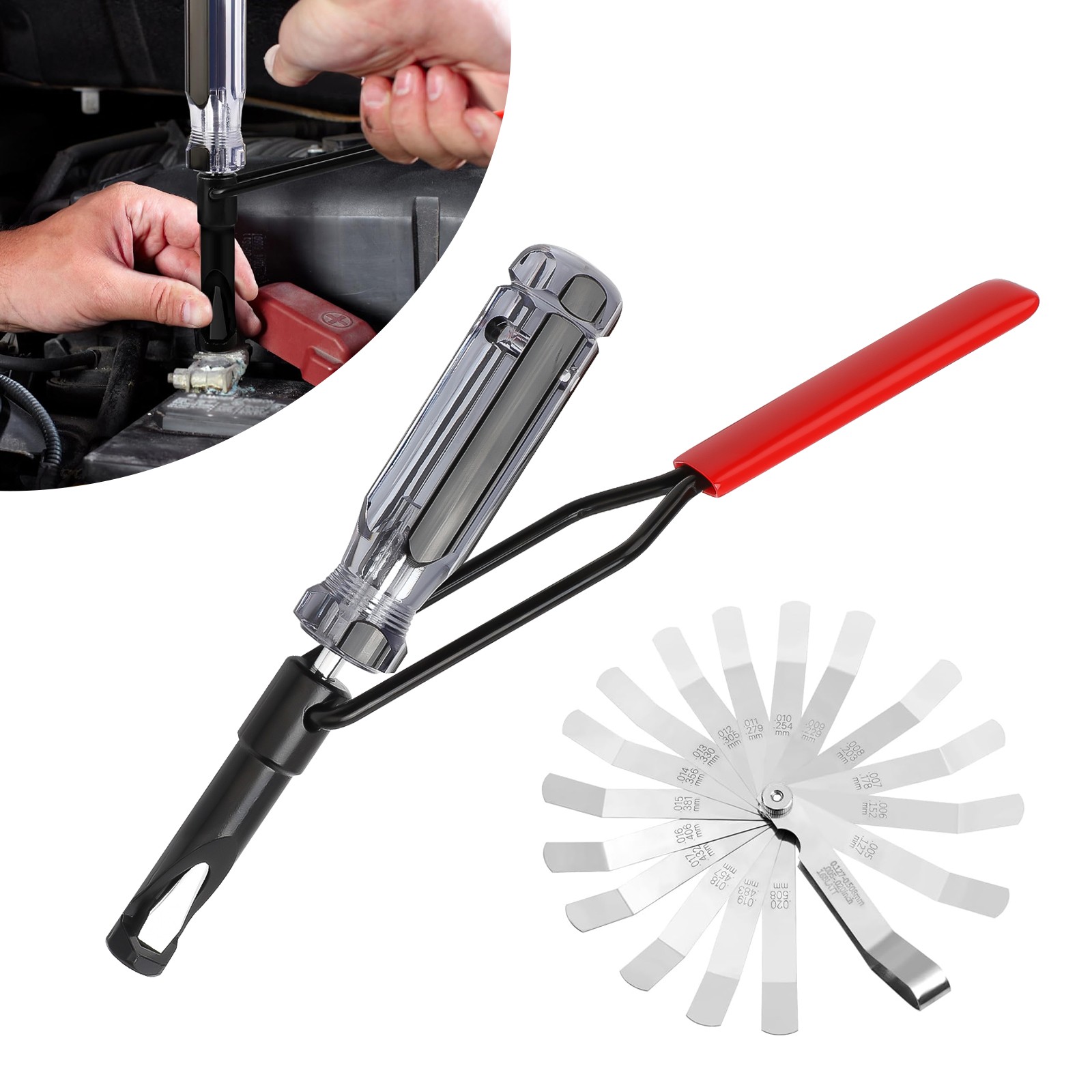 Valve Lash Adjustment Tool Set for 10mm Jam Nut & Slotted Stud for Honda, Toyota