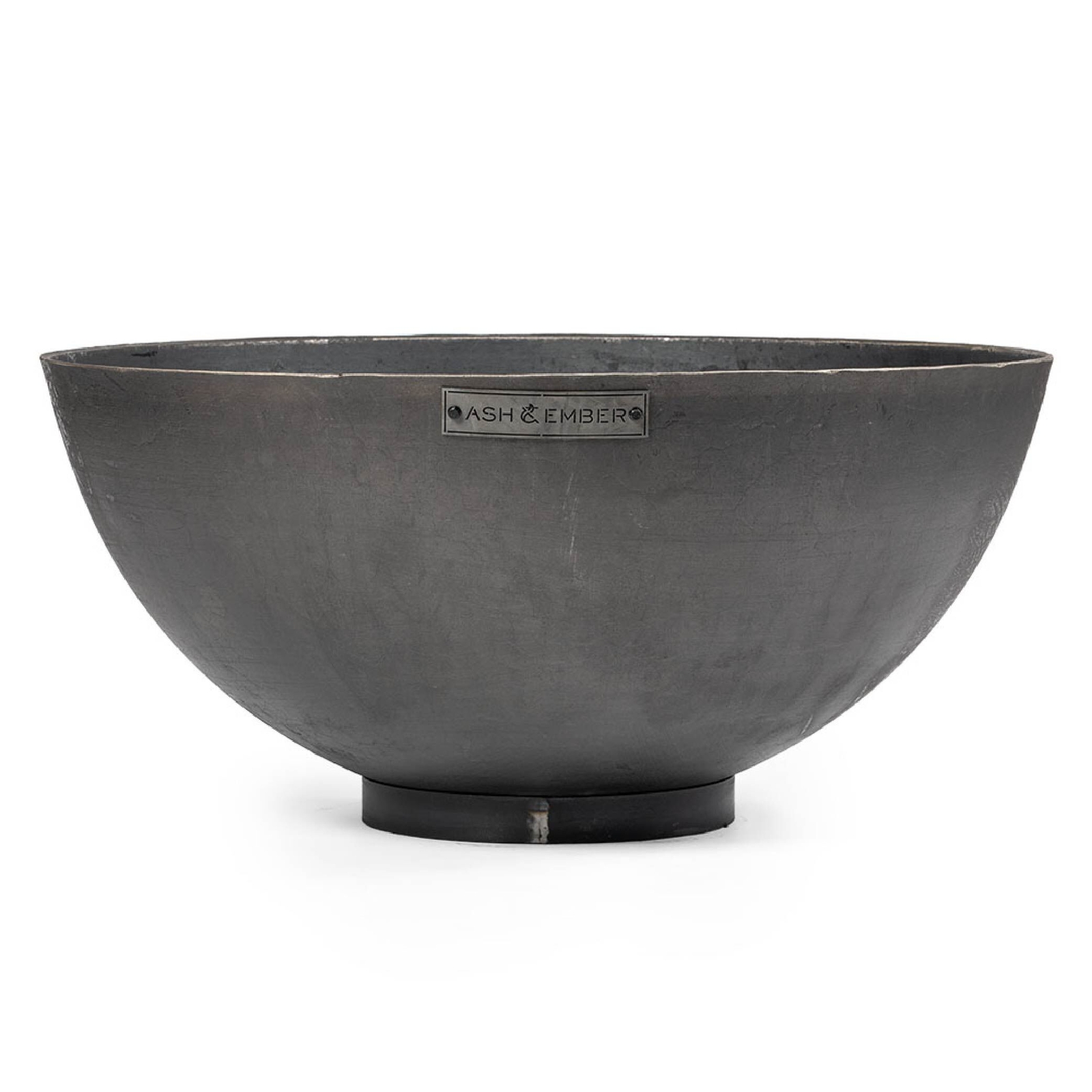 Ash & Ember 42" Hemisphere Fire Pit, Wood Burning Backyard Fireplace