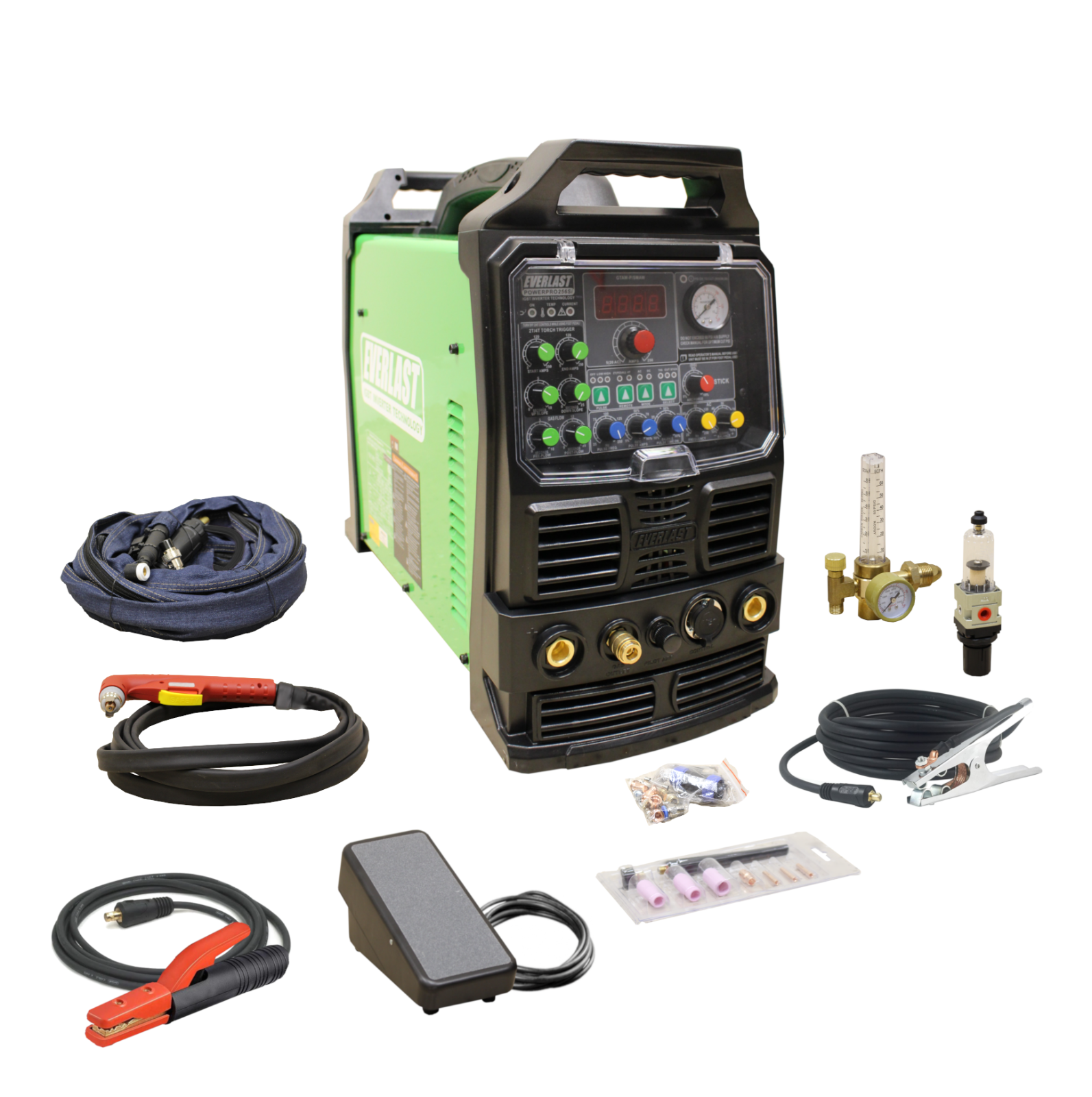 NEW PowerPro 256Si 250AMP ACDC TIG STICK PULSE WELDER 60amp plasma cutter