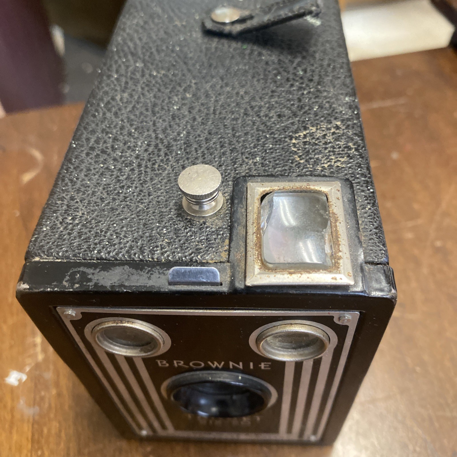 Vintage Eastman Kodak Brownie Target Six-20 Box Camera 1941 Art Deco UNTESTED