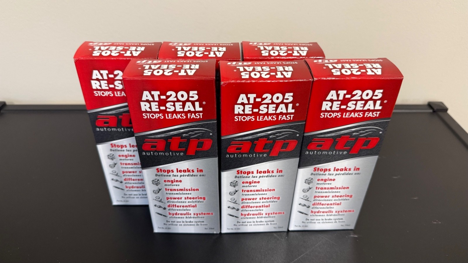 ATP AT-205 Re-seal Stops Leaks fast 8 oz  USA made /  QTY X 6