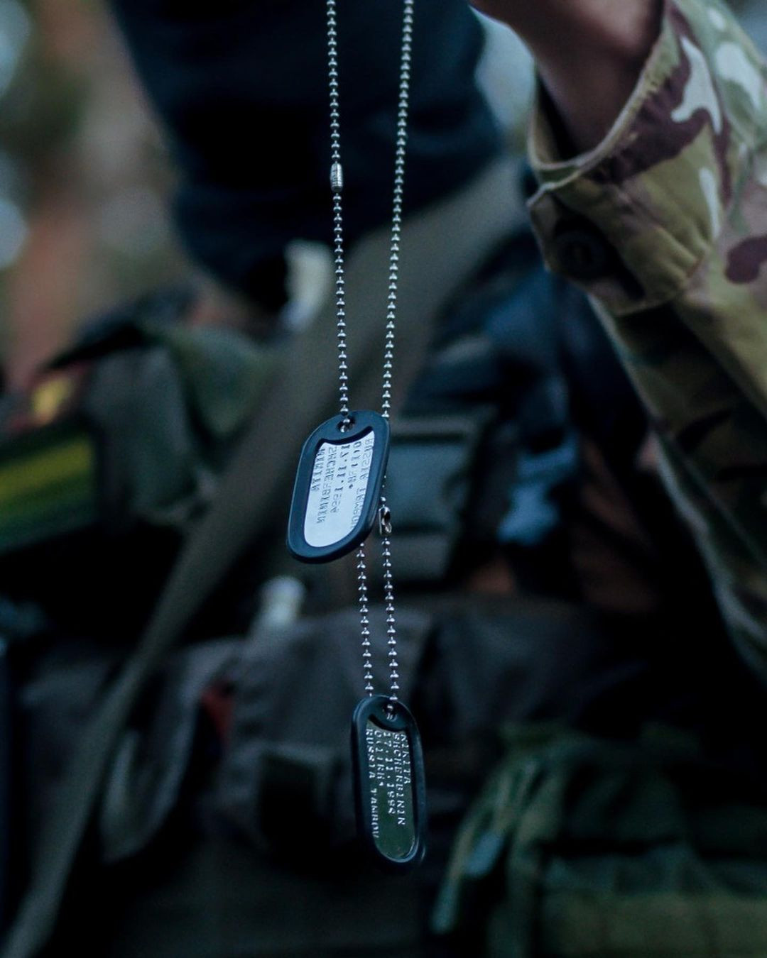 Personalized Original US Army Dog Tags, 304 Stainless Steel, Military Dog Tags