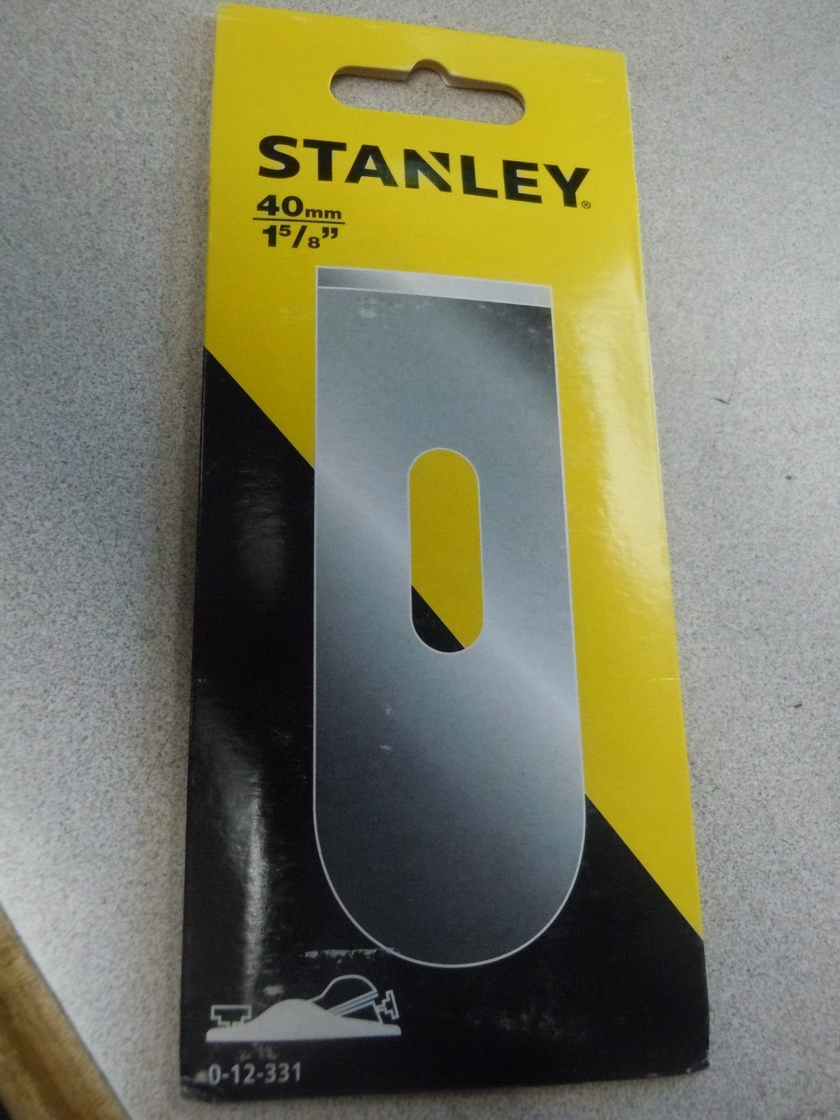 Stanley Hardware 12-331 1-5/8 Block Plane Cutter Blade