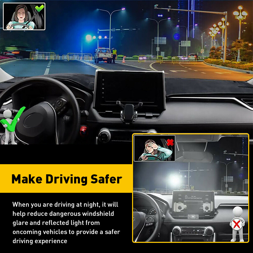 Dashboard Pad Dash Cover Mat fits For 1997-2003 Ford F150 Non-Slip Carpet Black