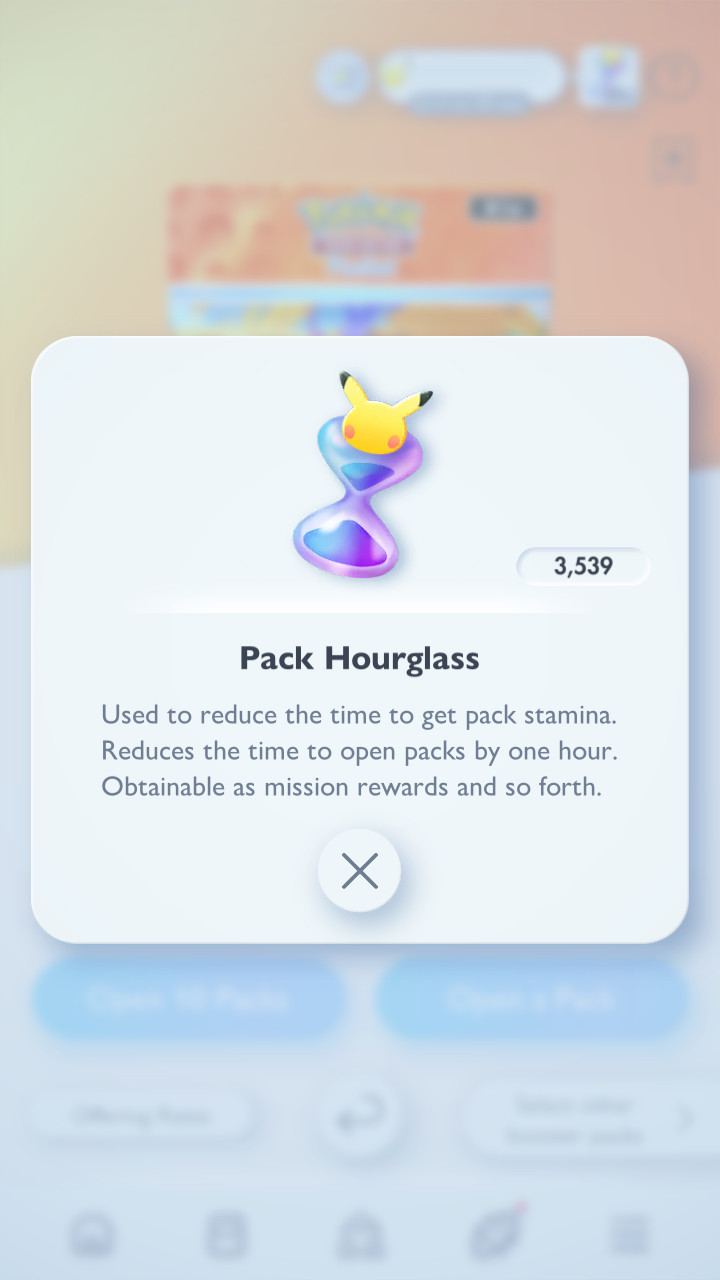 【INSTANT AUTO SEND】 Pokemon TCG Pocket Trading Card Game with 3500+ Hourglass