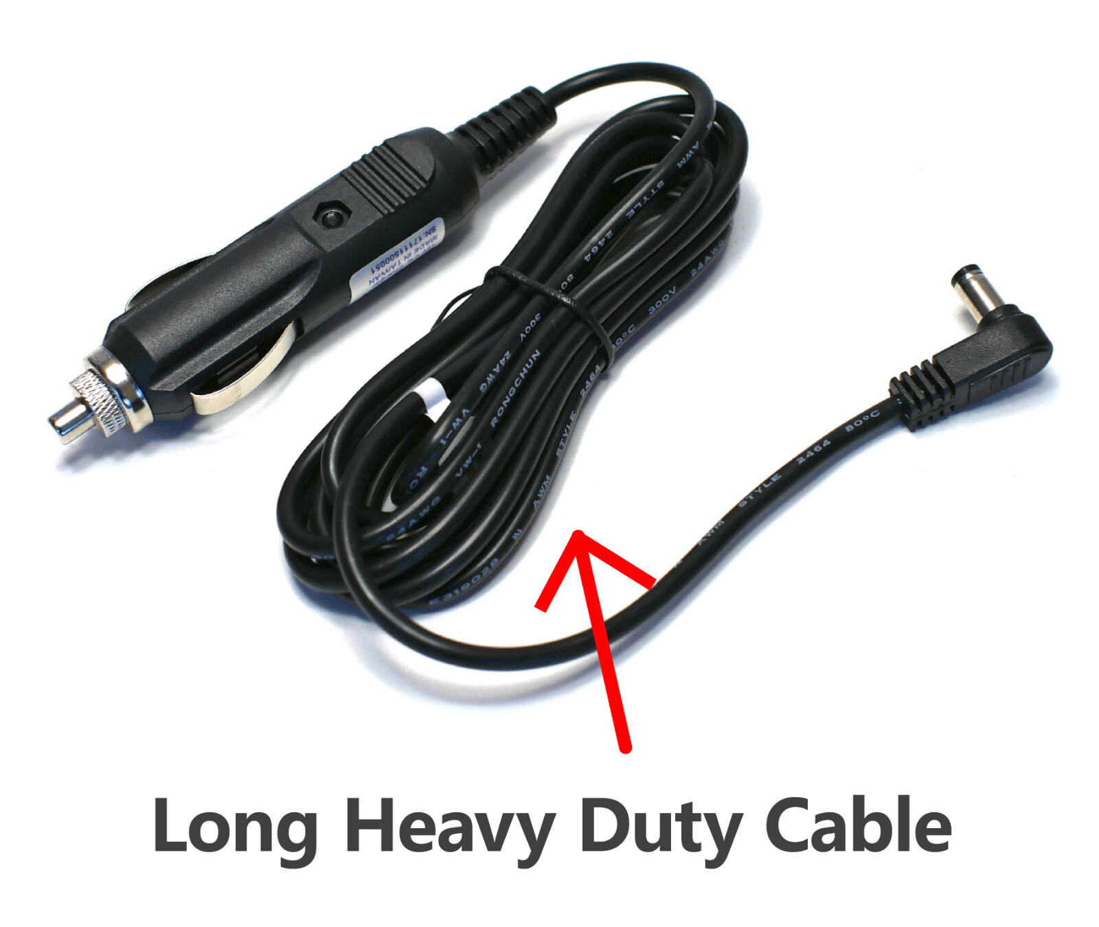 12V Car Power Charger Cord for Uniden BC305 BC350C BC350A BC355A BC355C Scanner