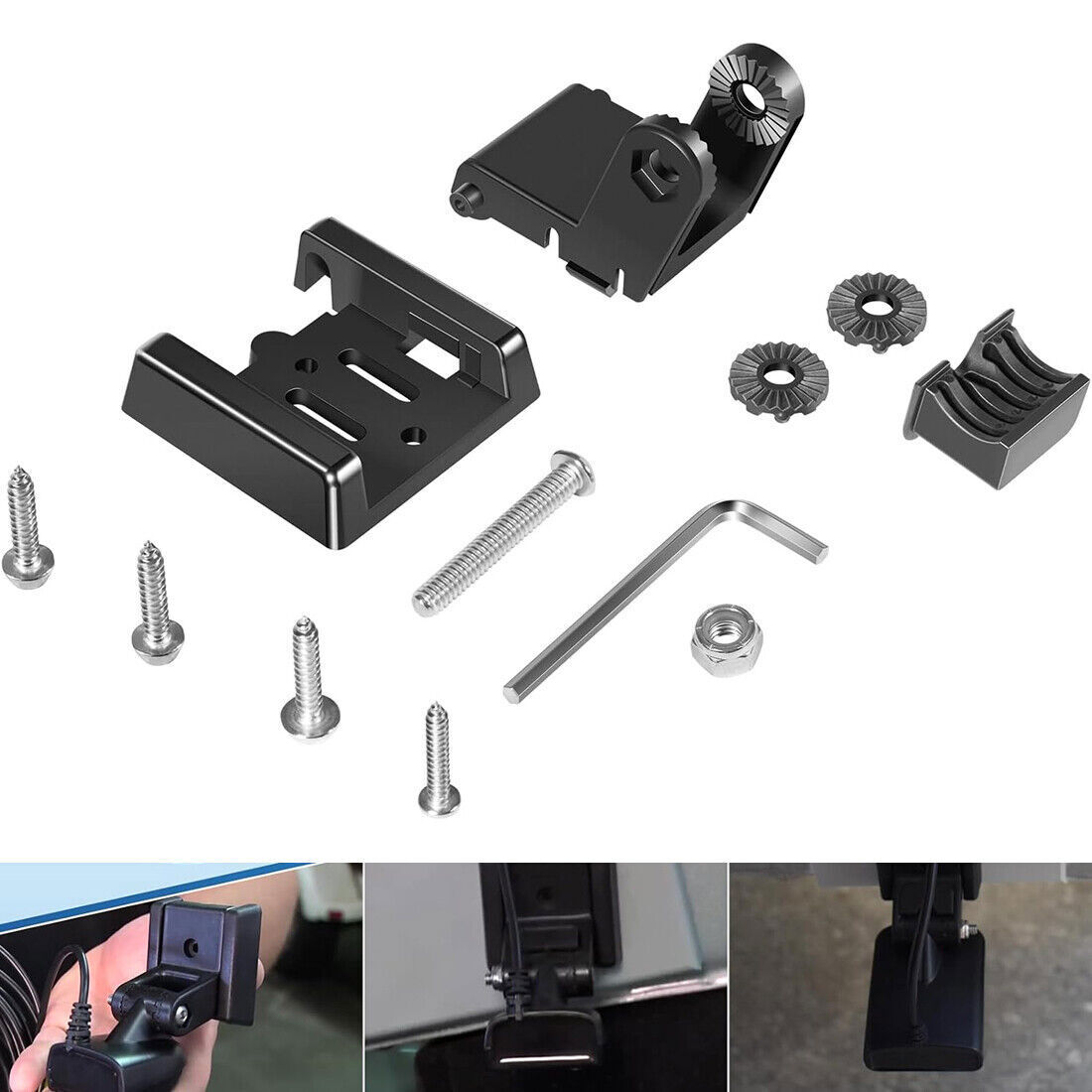 For Humminbird 740093-1 Transducer Mount MHX XNT Hardware Transom Mount Bracket