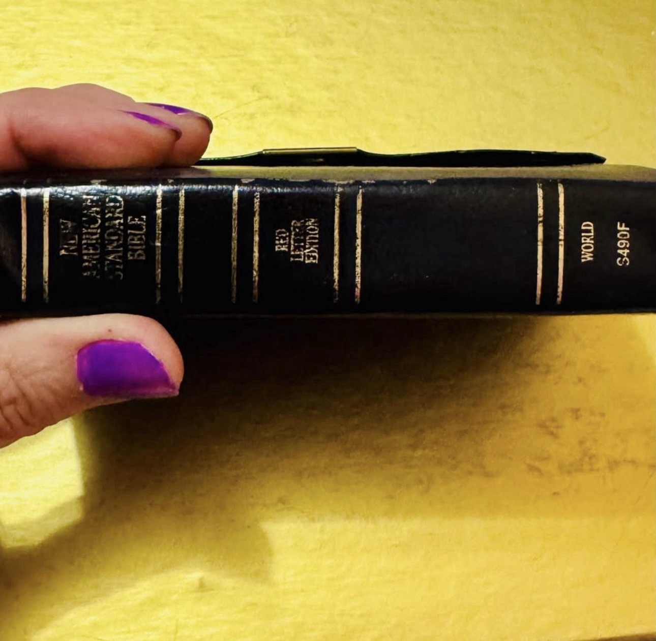 1977 Pocket Vintage New American Standard World Bible Publishers Red Letter