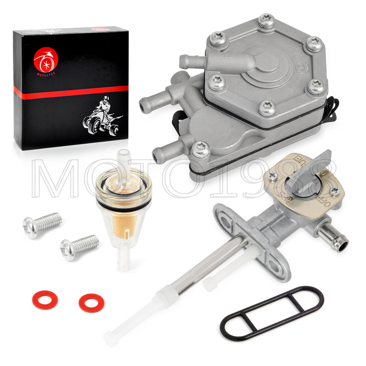 Fuel Valve Petcock and Fuel Pump For Polaris Outlaw 500 Predator 500 2003 - 2007