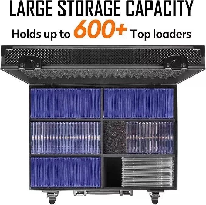 Toploader Trading Sports Cards Graded Card Case Storage Box for 600+ 35PT 3"x4"