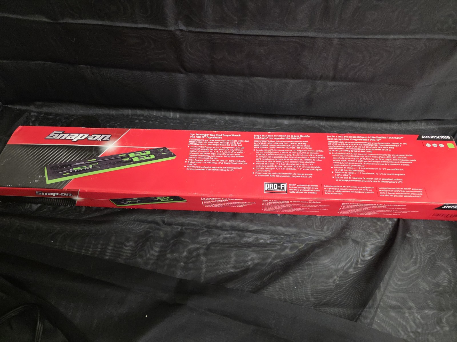 SNAP-ON ATECHFSET02G - TechAngle Flex Head Torque Wrench Set *See Description*