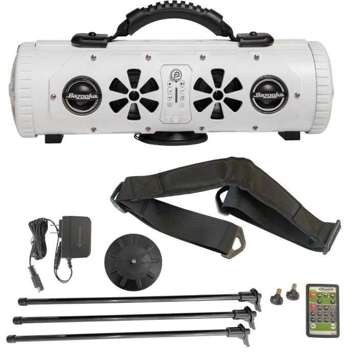 Bazooka G3 Party Bar MINI Bluetooth Speaker Waterproof 450W Max Soundbar White