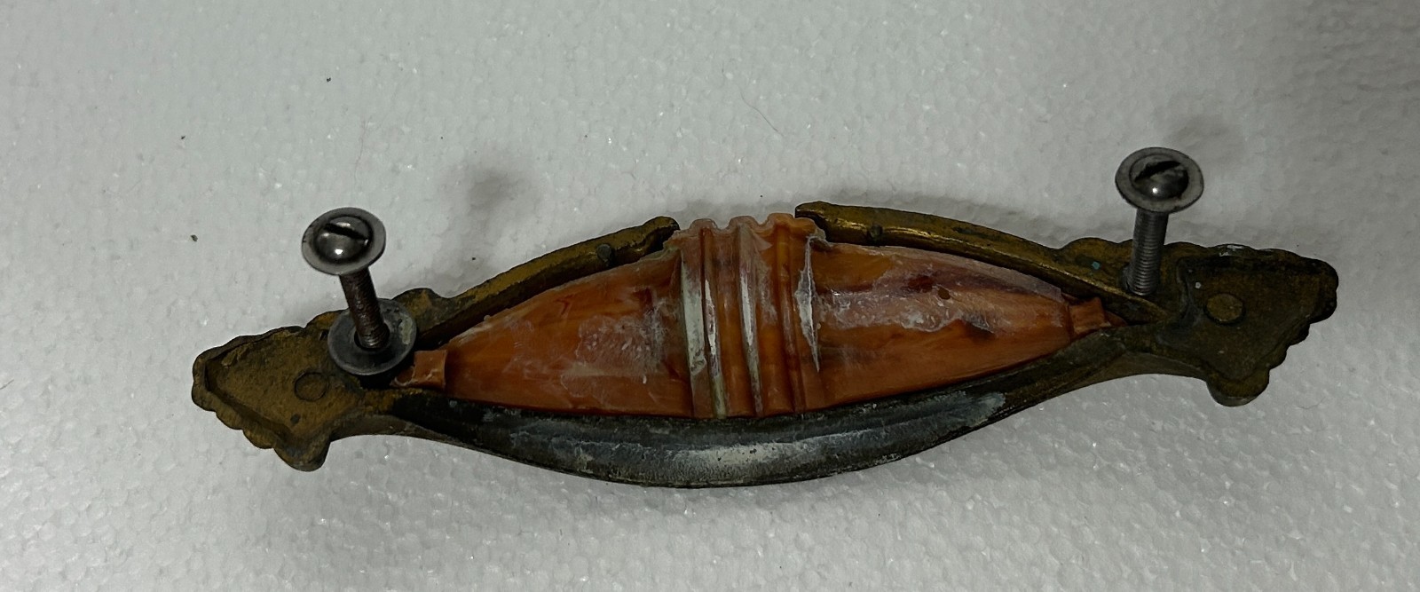 Vtg Art Deco Waterfall Style Dresser Drawer Pulls Handles Bakelite - 2 (M21)