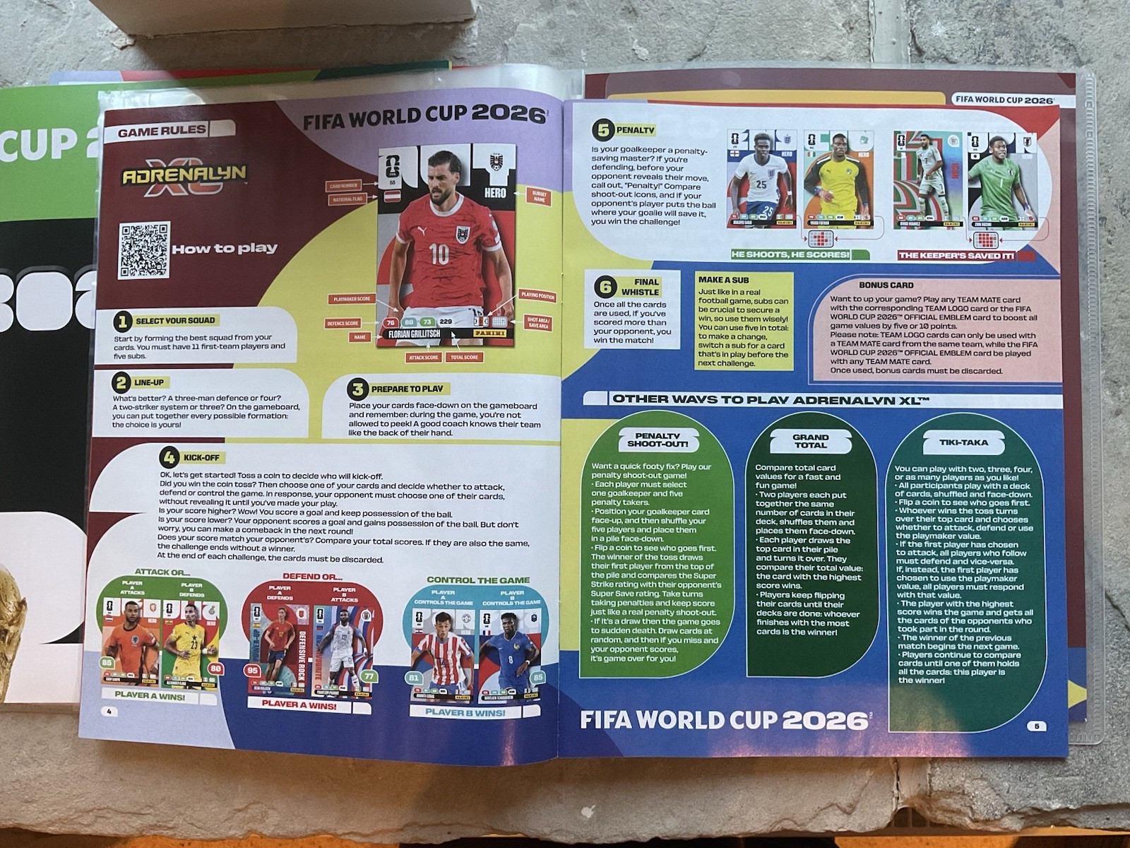 Panini World Cup 2026 Adrenalyn XL Binder ONLY Unsealed No Cards .