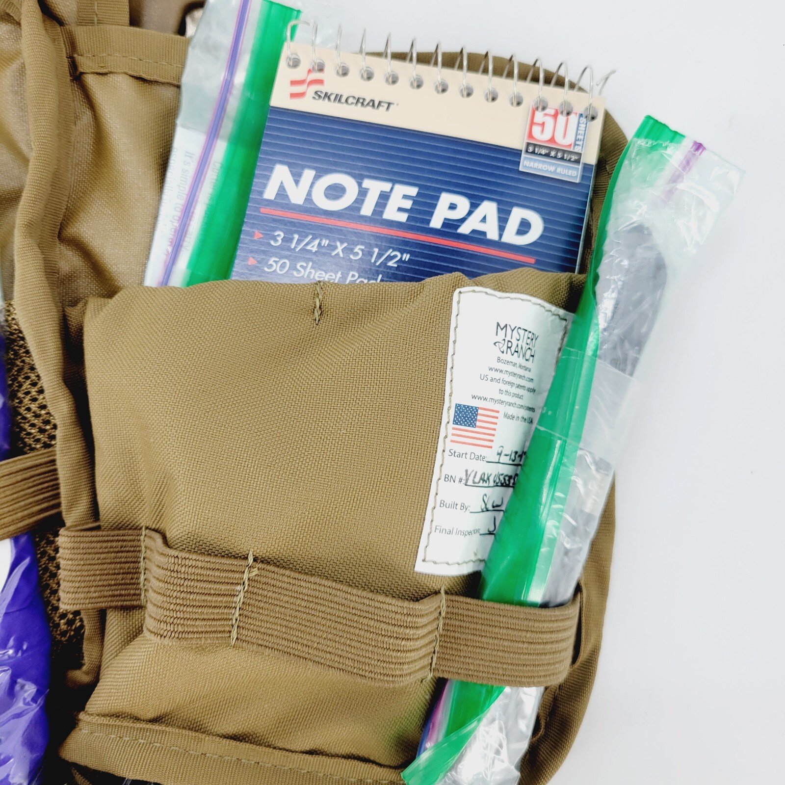 Mystery Ranch IPOCK Individual Point Capture Kit Coyote VLAK Evidence Collection