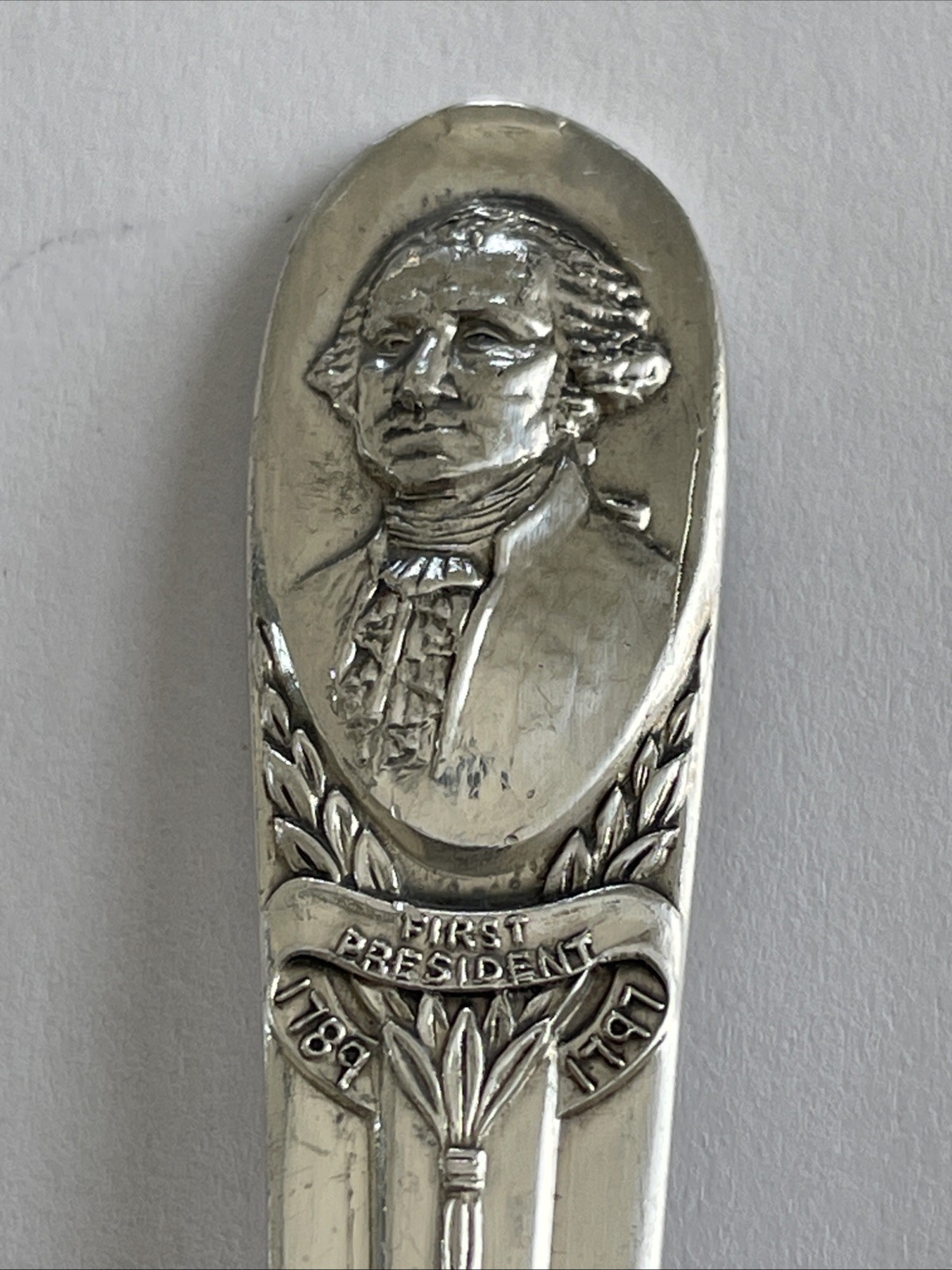 Vintage Spoon US Collectible. 6” George Washington First President