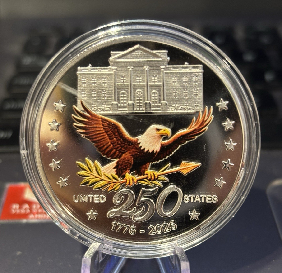 *250TH ANNIVERSARY* USA 1776-2026 Coin - Like Medal Round - Only $1.59 Shipping!